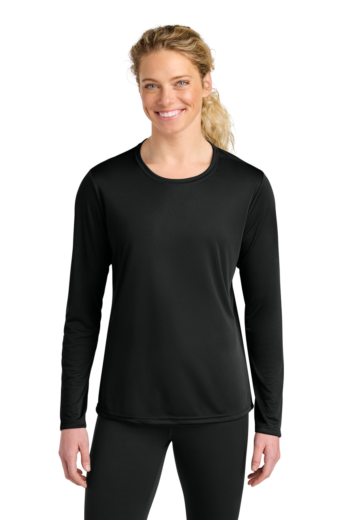 Custom Embroidery or DTF Print - A4 Women's Cooling Performance Long Sleeve Tee A4NW3002