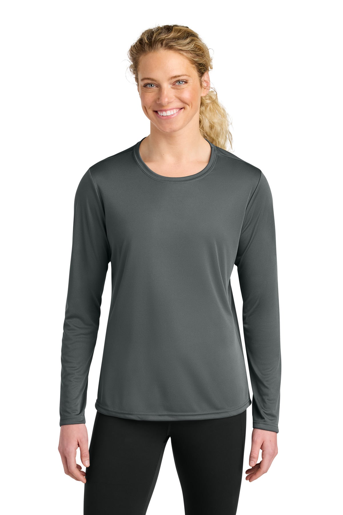 Custom Embroidery or DTF Print - A4 Women's Cooling Performance Long Sleeve Tee A4NW3002