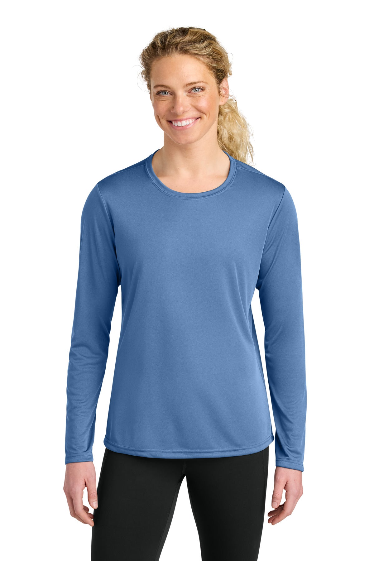 Custom Embroidery or DTF Print - A4 Women's Cooling Performance Long Sleeve Tee A4NW3002