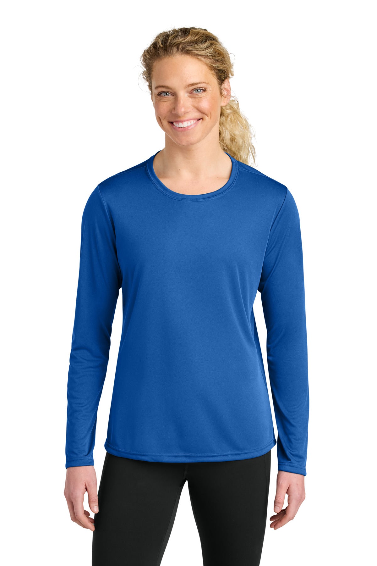 Custom Embroidery or DTF Print - A4 Women's Cooling Performance Long Sleeve Tee A4NW3002