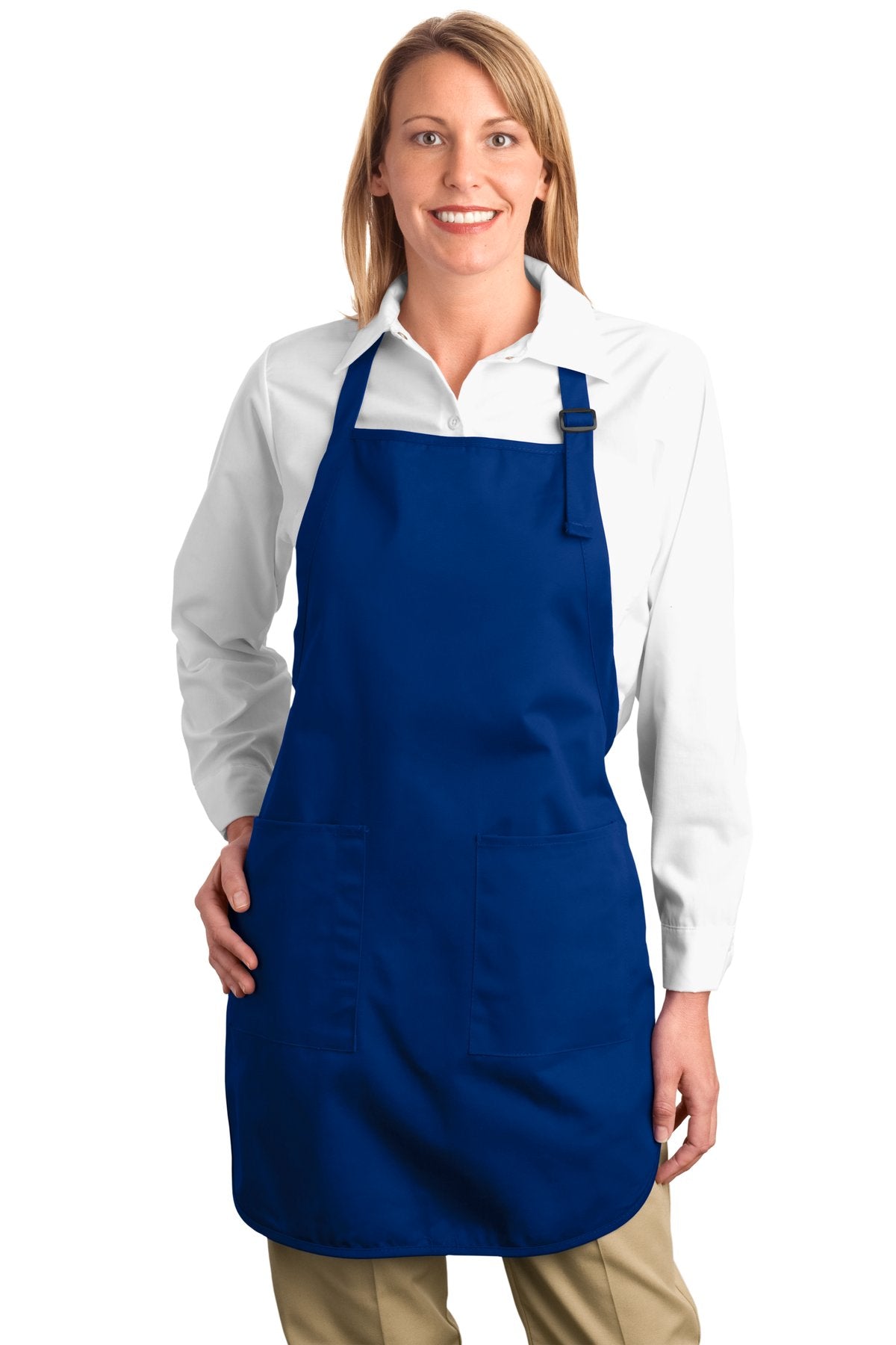 Custom Embroidery or DTF Print - Port Authority ® Full-Length Apron with Pockets. A500