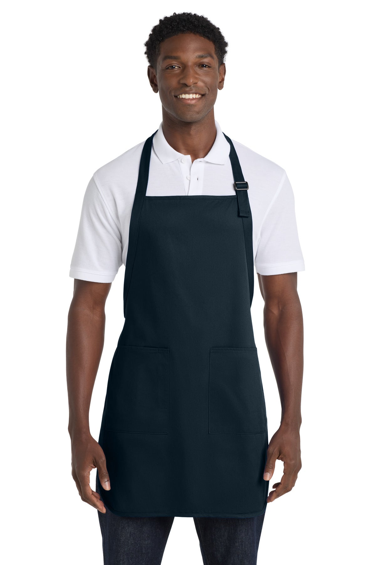 Custom Embroidery or DTF Print - Port Authority ® Full-Length Apron with Pockets. A500