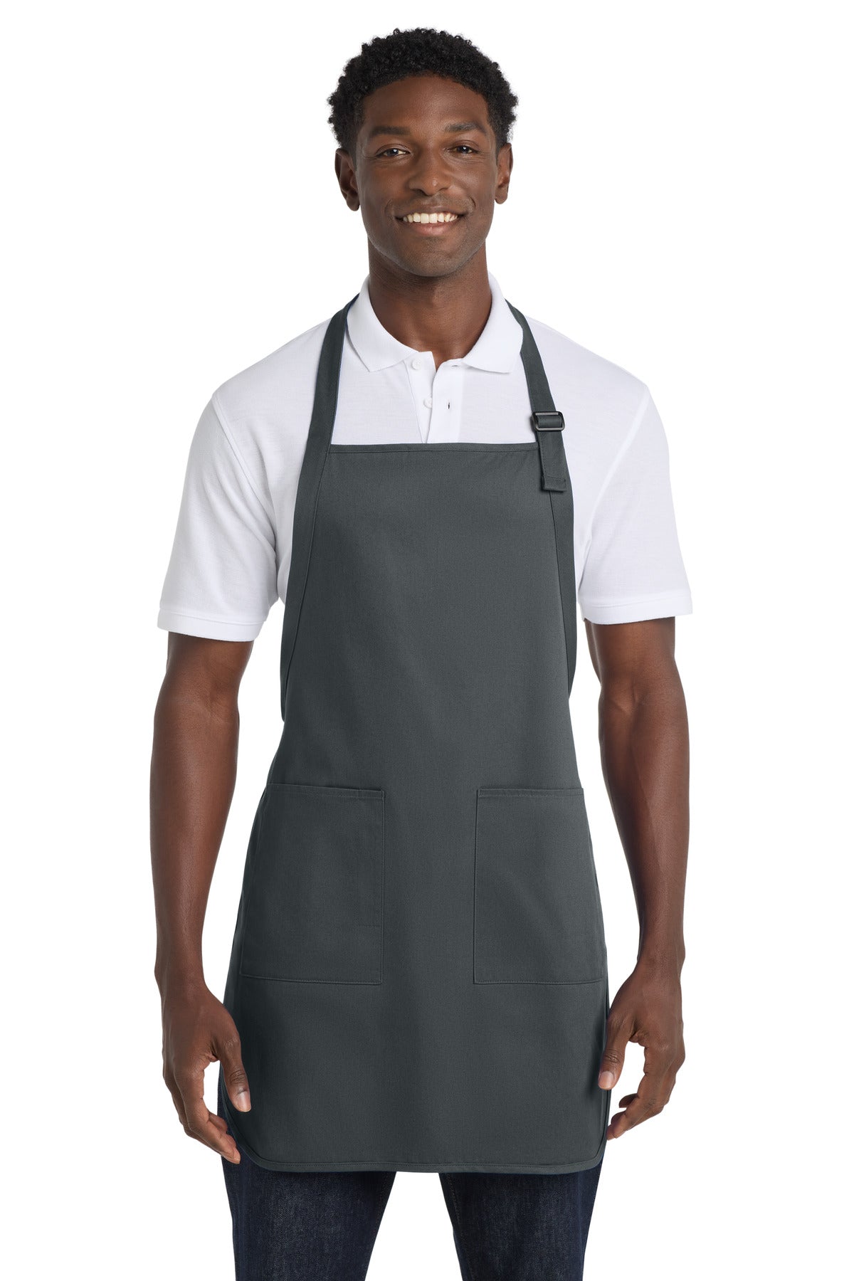 Custom Embroidery or DTF Print - Port Authority ® Full-Length Apron with Pockets. A500
