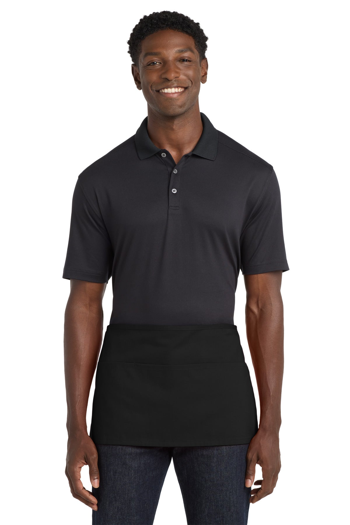 Custom Embroidery or DTF Print - Port Authority ® Waist Apron with Pockets. A515
