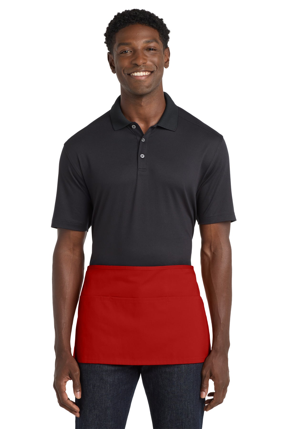 Custom Embroidery or DTF Print - Port Authority ® Waist Apron with Pockets. A515
