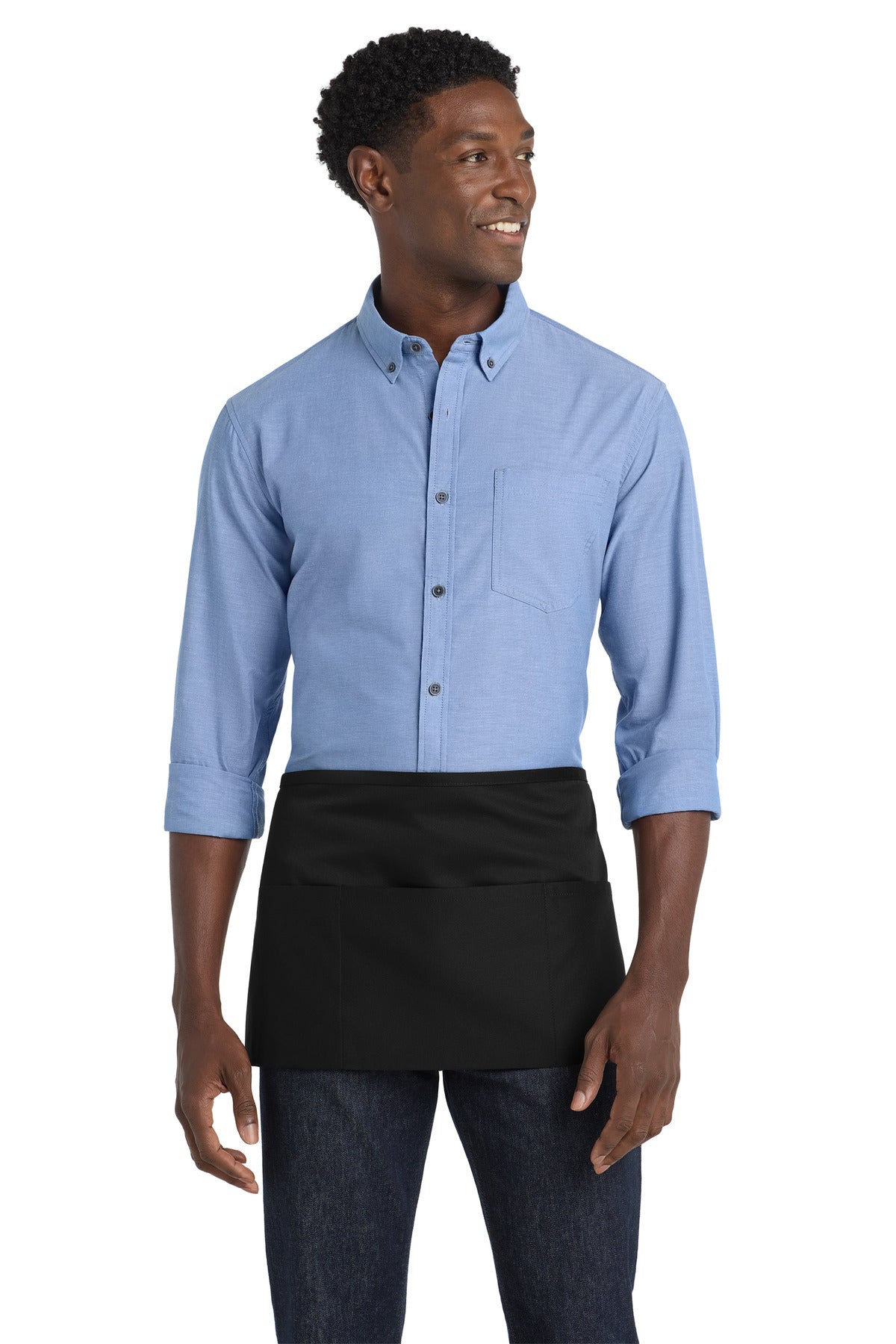 Custom Embroidery or DTF Print - Port Authority ® Easy Care Waist Apron with Stain Release. A702