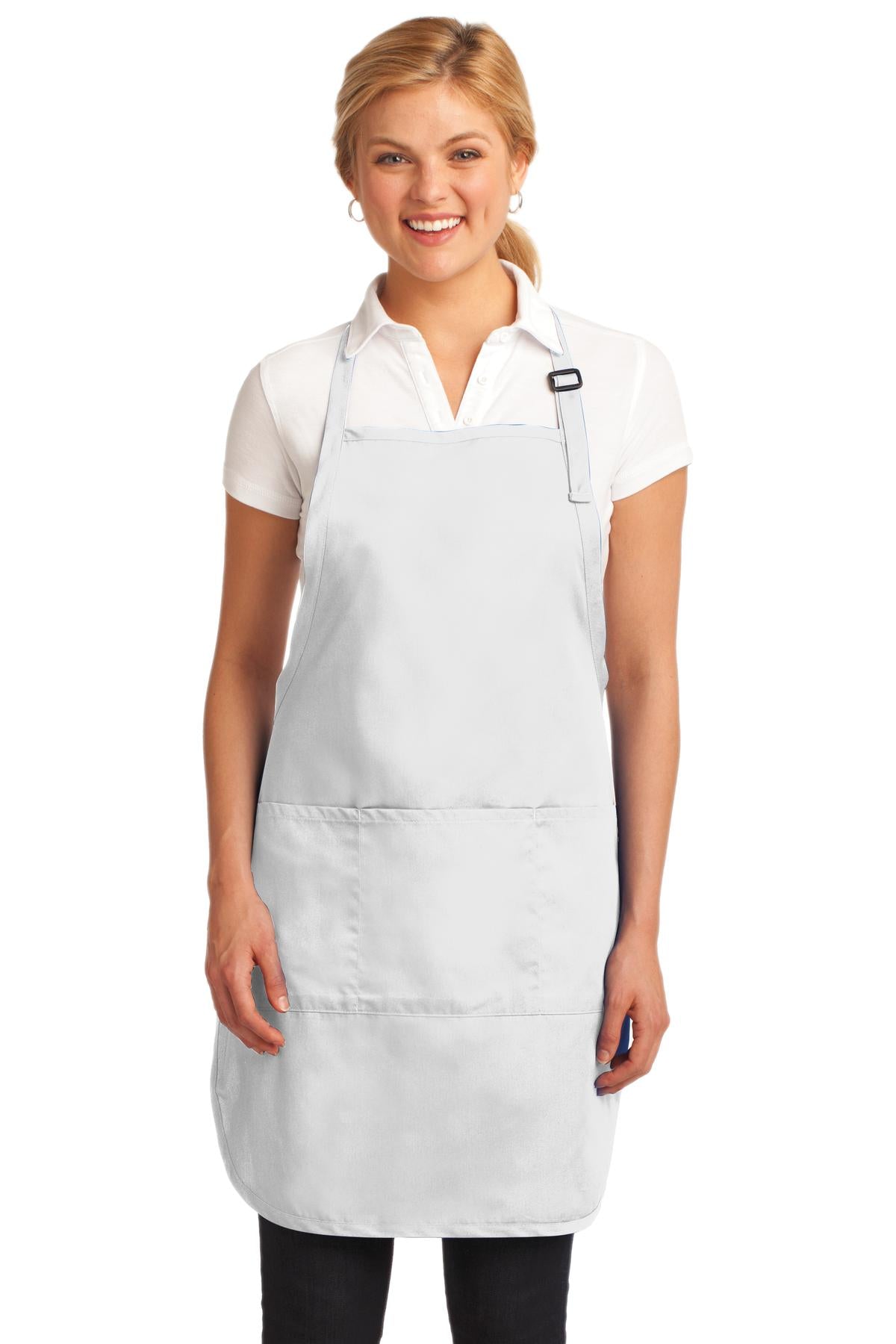 Custom Embroidery or DTF Print - Port Authority ® Easy Care Full-Length Apron with Stain Release. A703