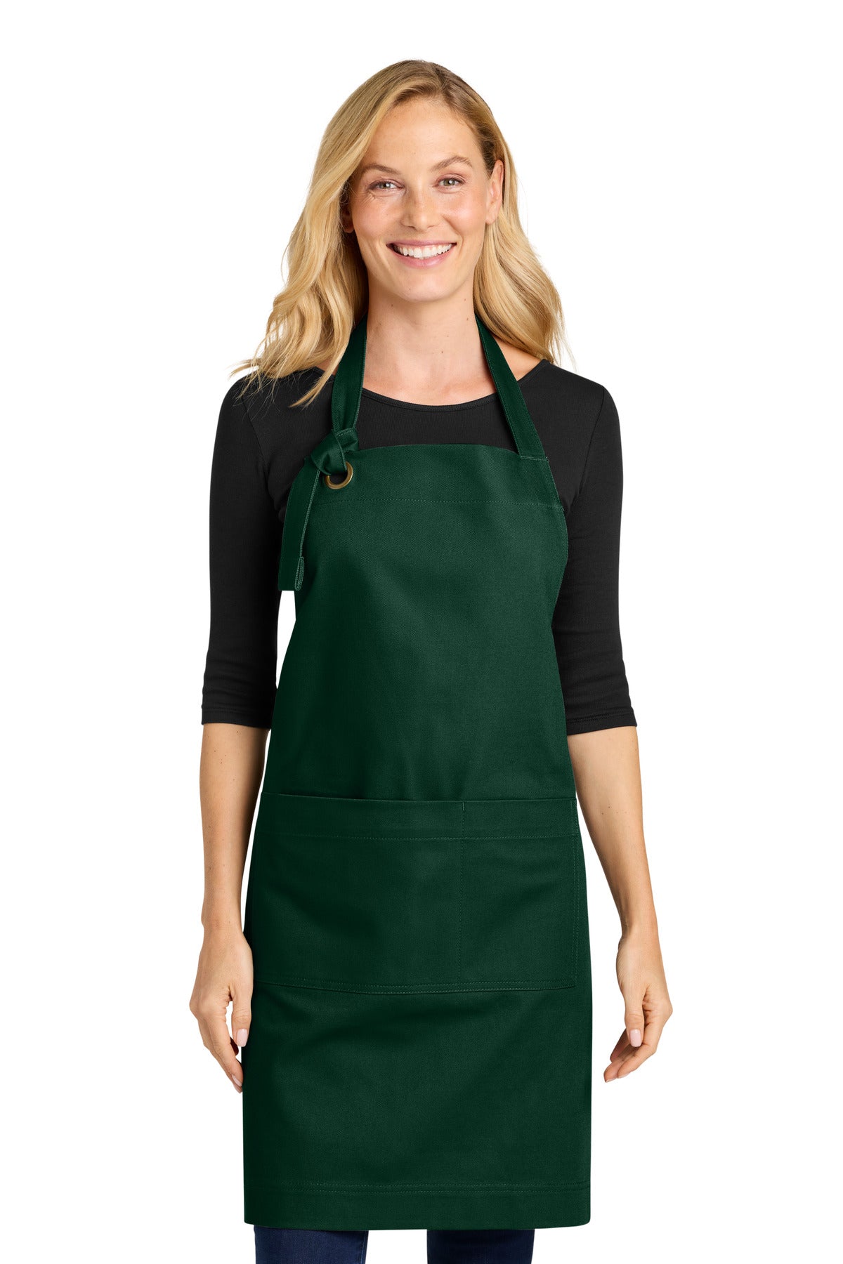 Custom Embroidery or DTF Print - Port Authority ® Signature Heavy Twill Bib Apron A900