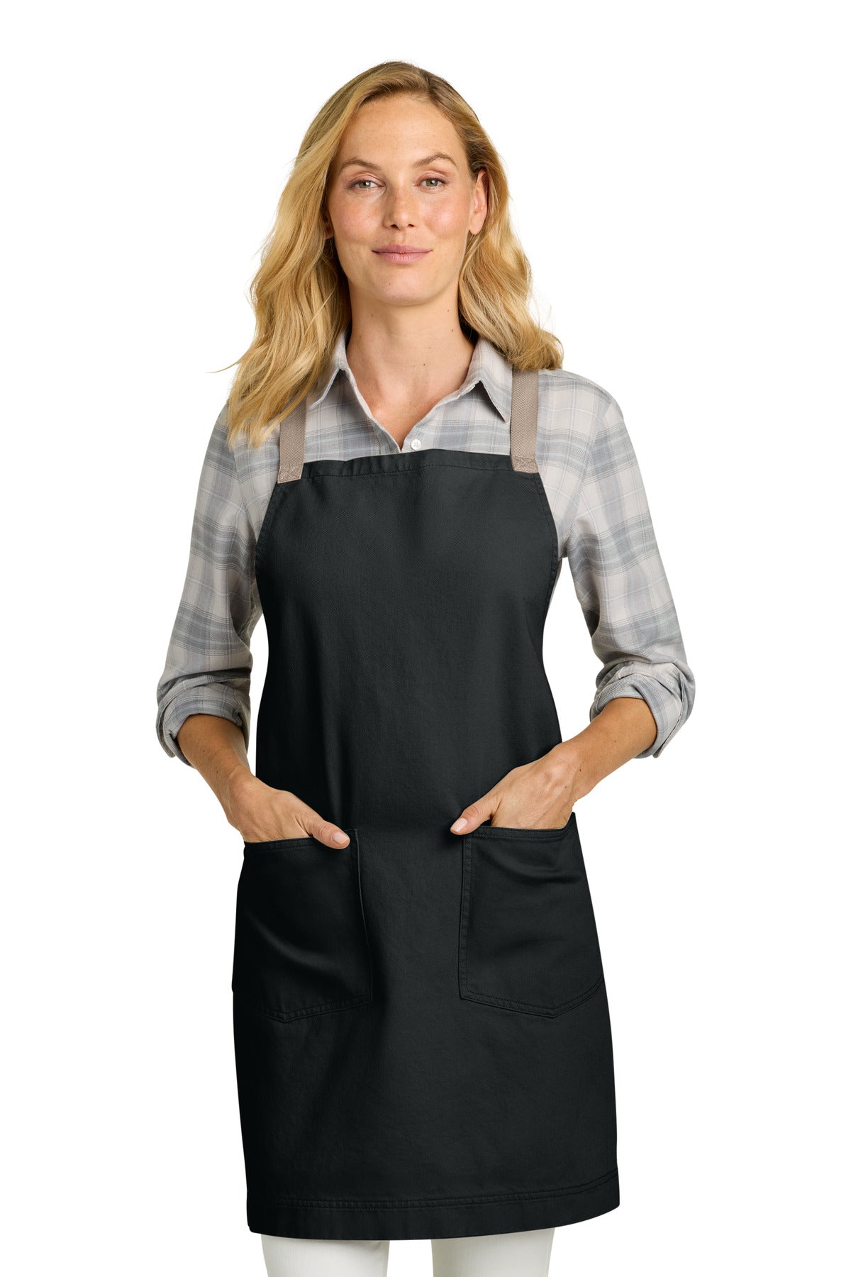 Custom Embroidery or DTF Print - Port Authority ® Signature Heavy Twill Crossback Apron A902