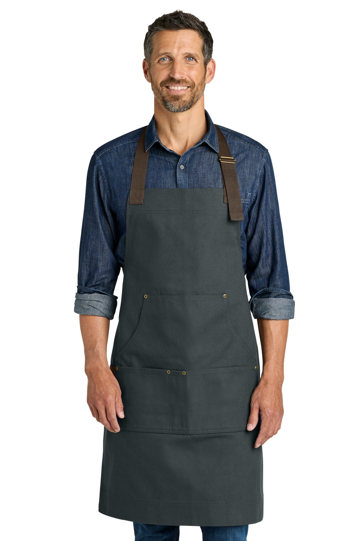Custom Embroidery or DTF Print - Port Authority ® Signature Workwear Apron A903
