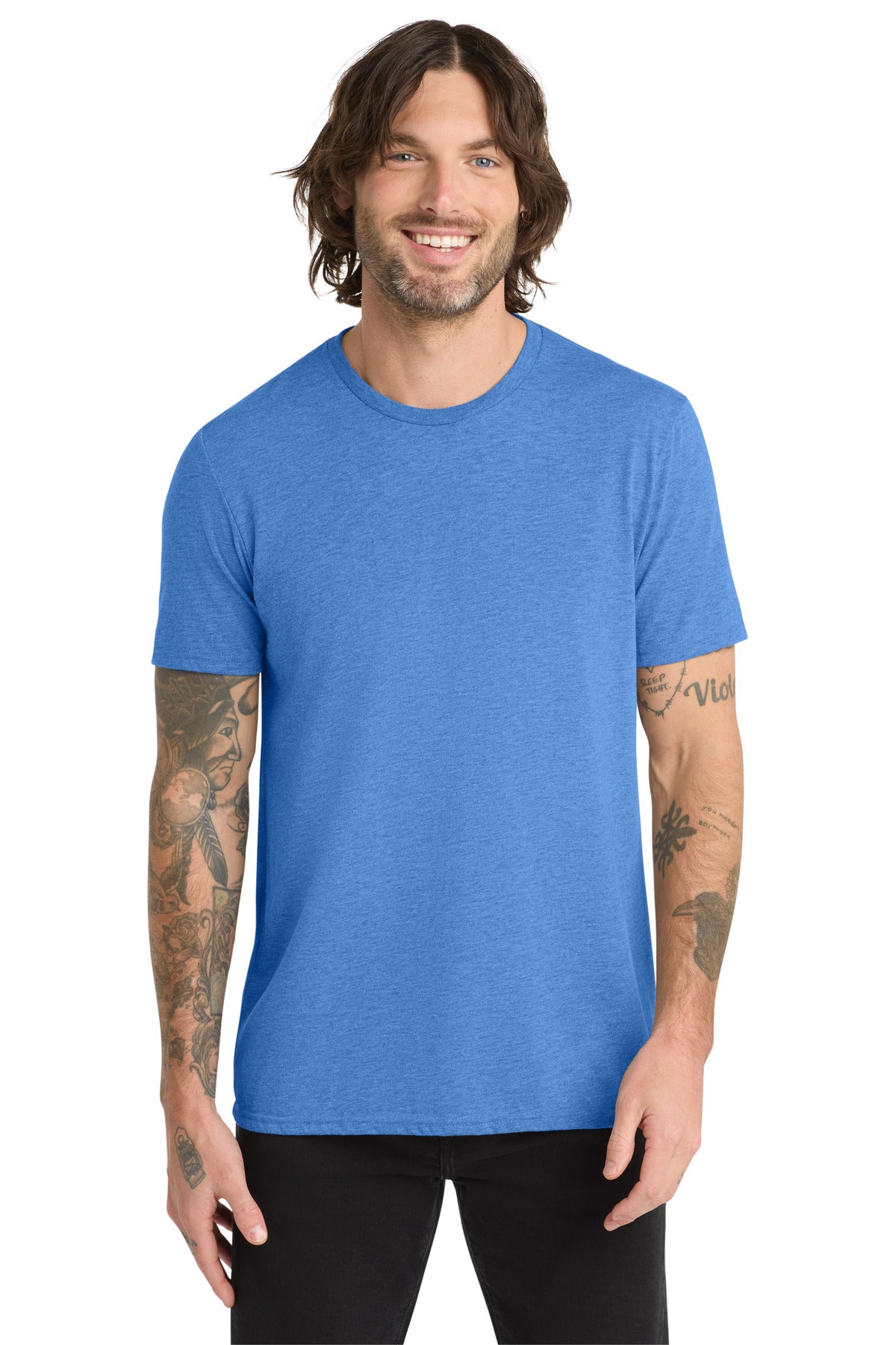Custom Embroidery or DTF Print - Allmade ® Unisex Tri-Blend Tee AL2004