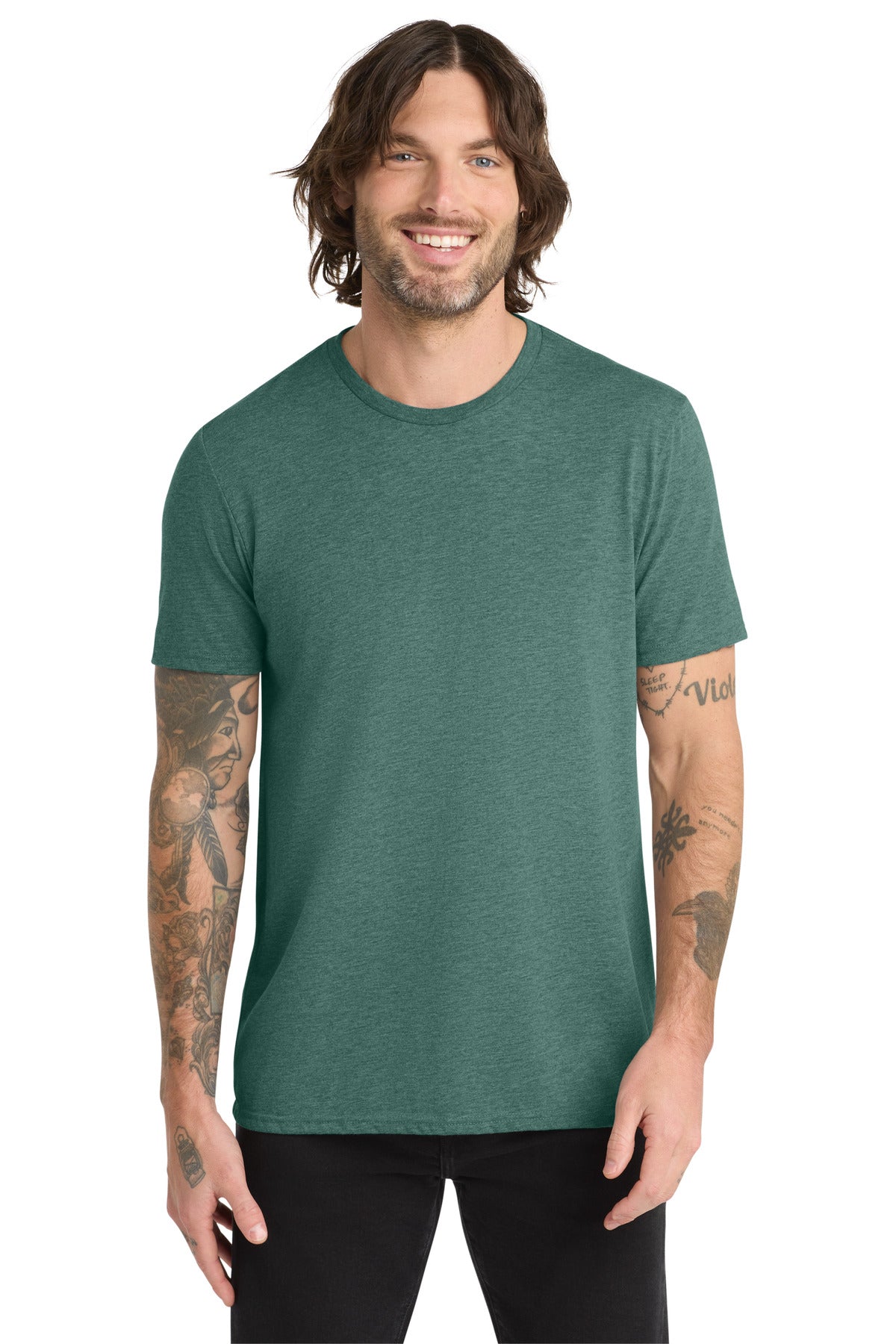 Custom Embroidery or DTF Print - Allmade ® Unisex Tri-Blend Tee AL2004