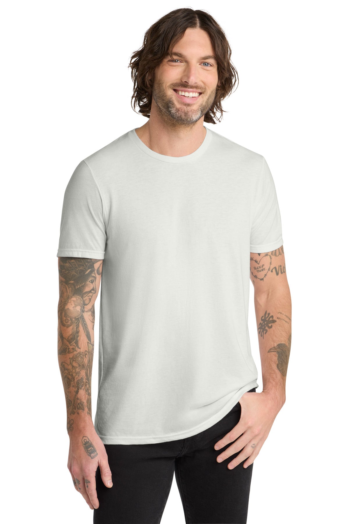 Custom Embroidery or DTF Print - Allmade ® Unisex Tri-Blend Tee AL2004