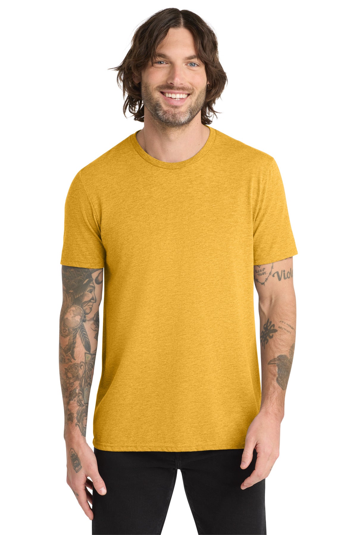 Custom Embroidery or DTF Print - Allmade ® Unisex Tri-Blend Tee AL2004