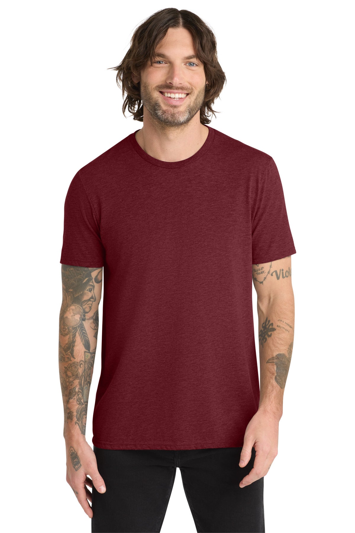 Custom Embroidery or DTF Print - Allmade ® Unisex Tri-Blend Tee AL2004