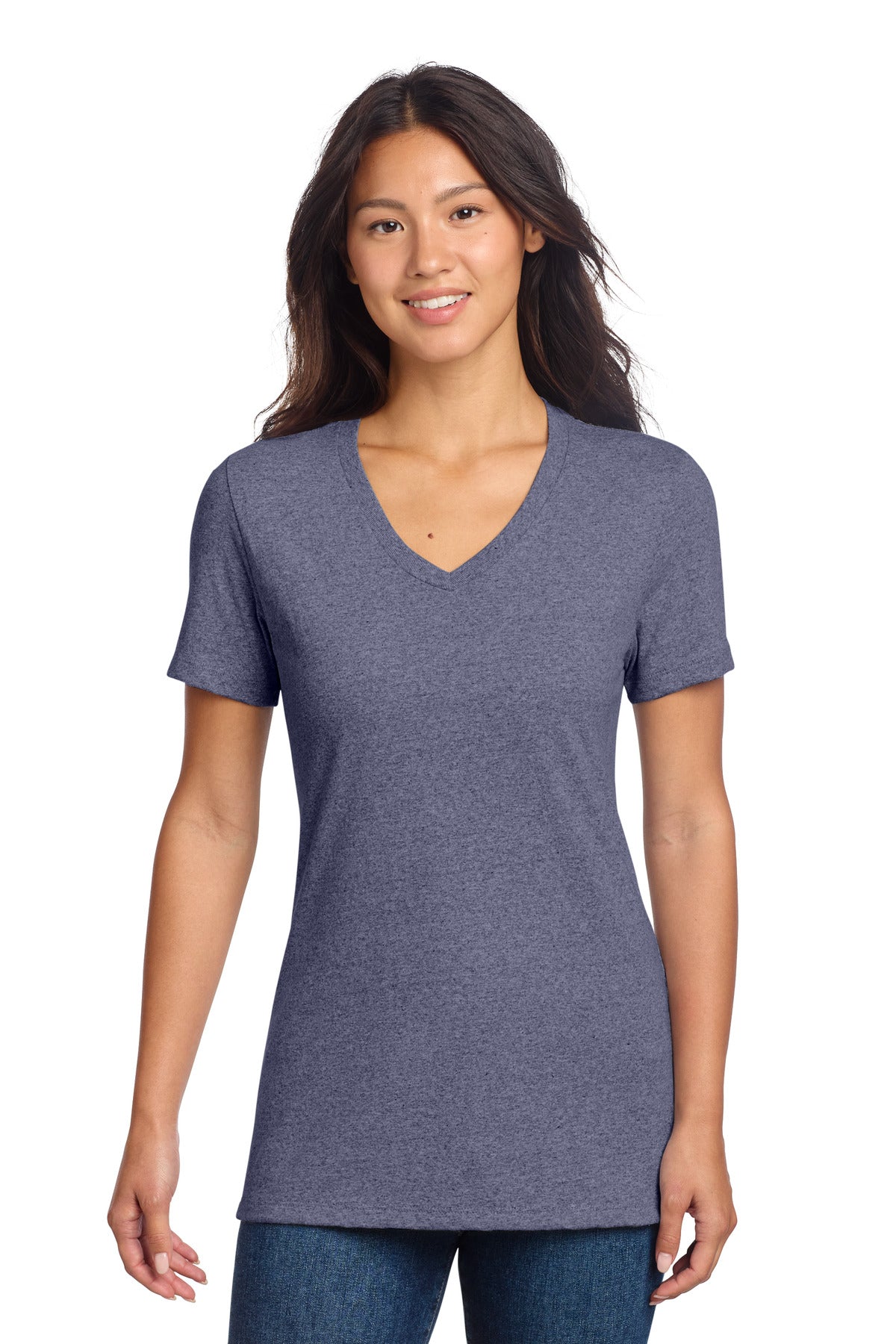 Custom Embroidery or DTF Print - Allmade ® Women's Recycled Blend V-Neck Tee AL2303