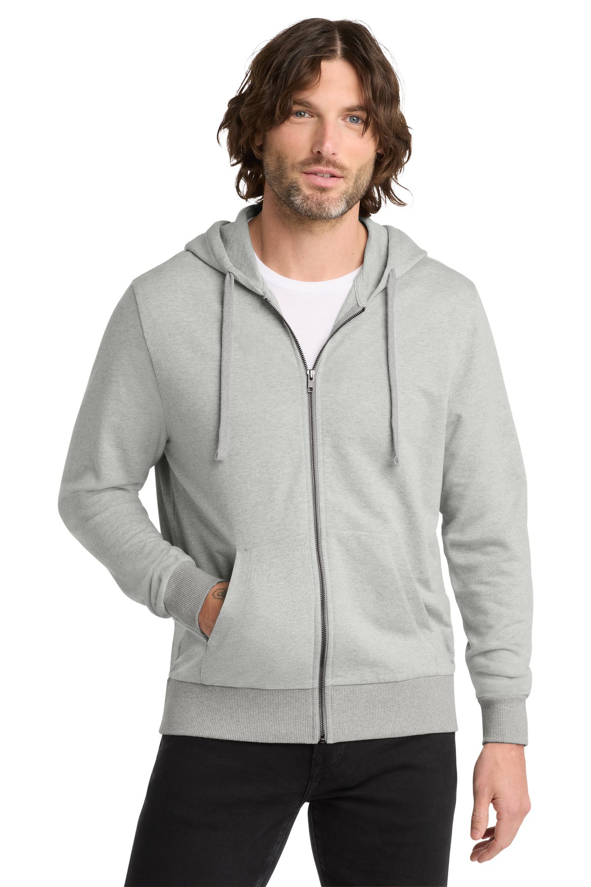 Custom Embroidery or DTF Print - Allmade ® Unisex Organic French Terry Full-Zip Hoodie AL4002