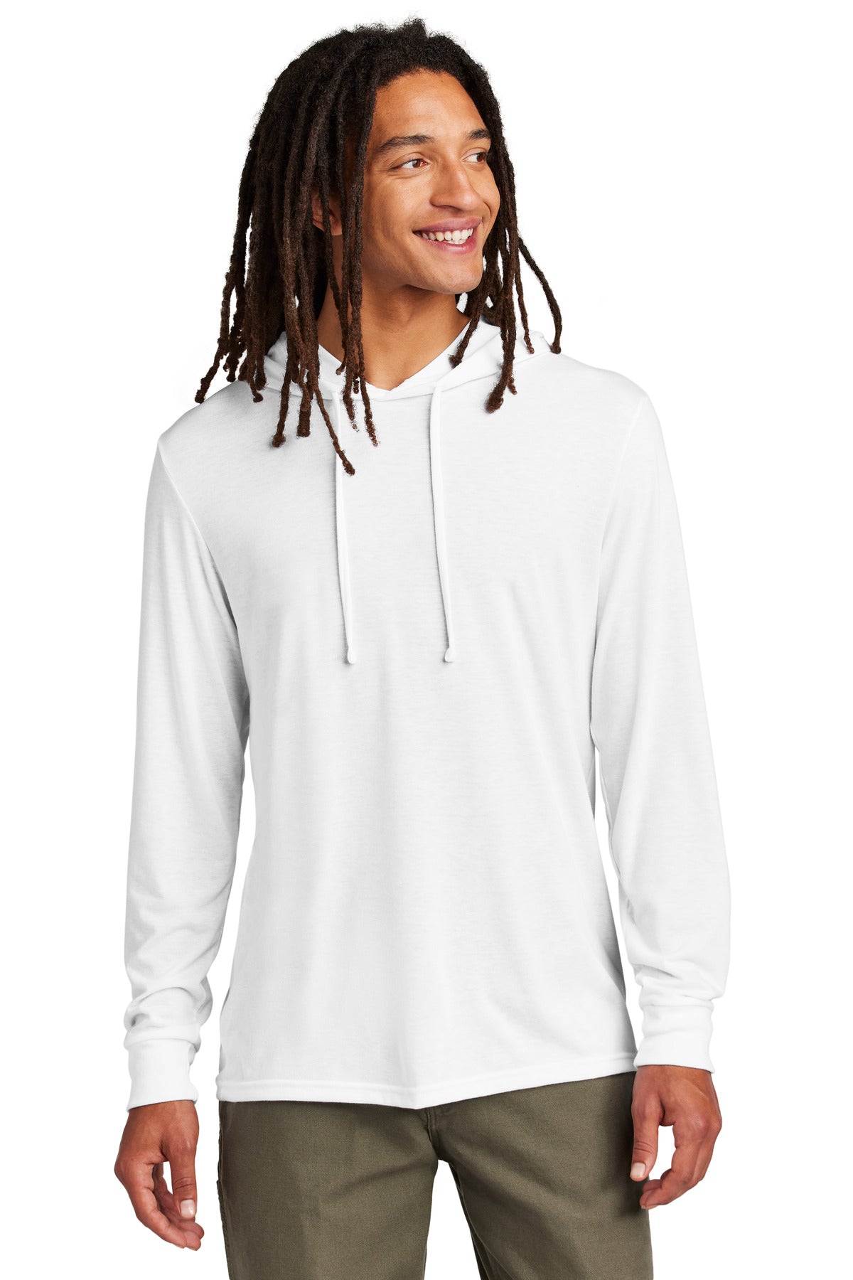 Custom Embroidery or DTF Print - Allmade ® Unisex Tri-Blend Hoodie Tee AL6003