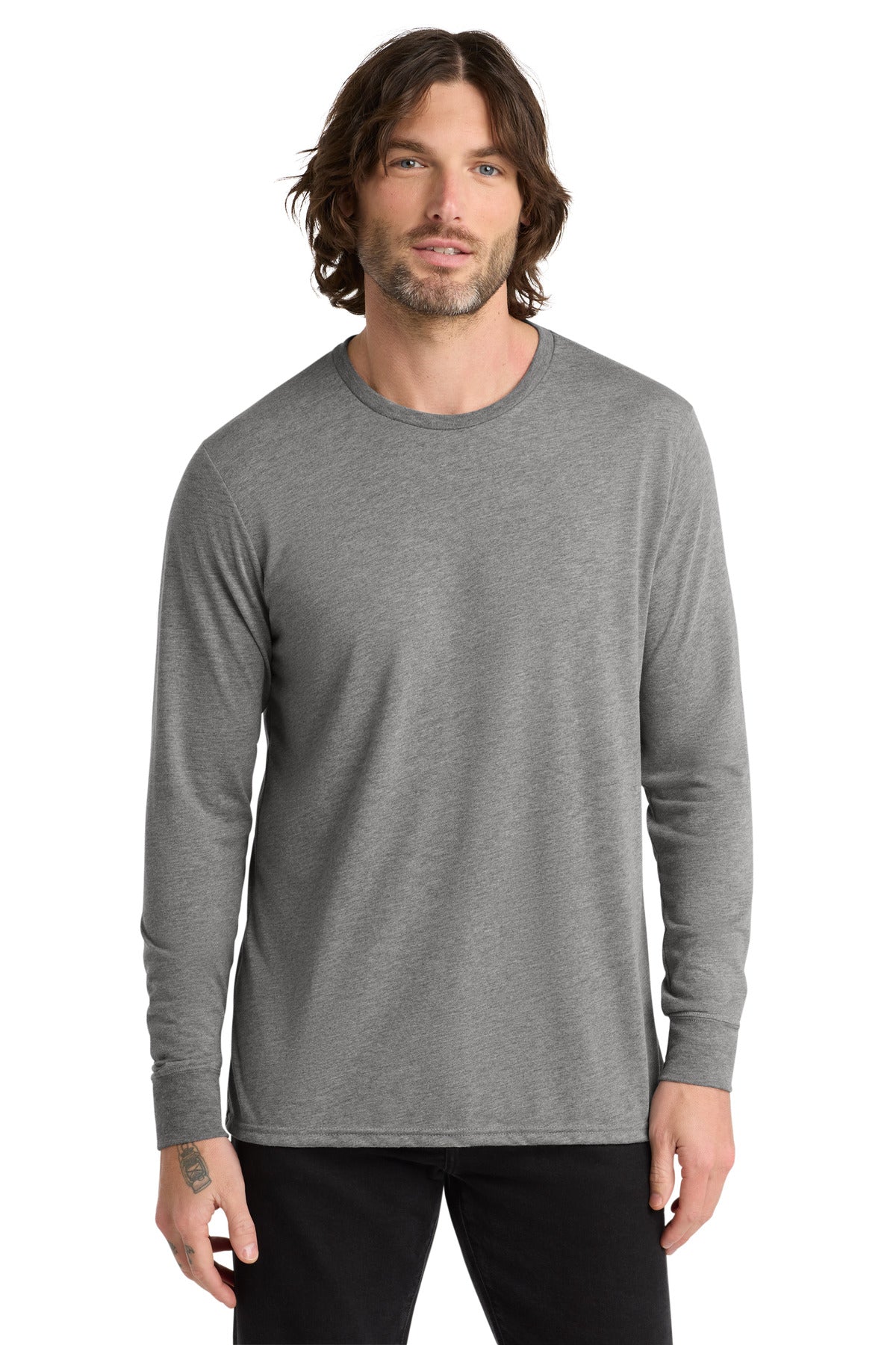 Custom Embroidery or DTF Print - Allmade ® Unisex Tri-Blend Long Sleeve Tee AL6004