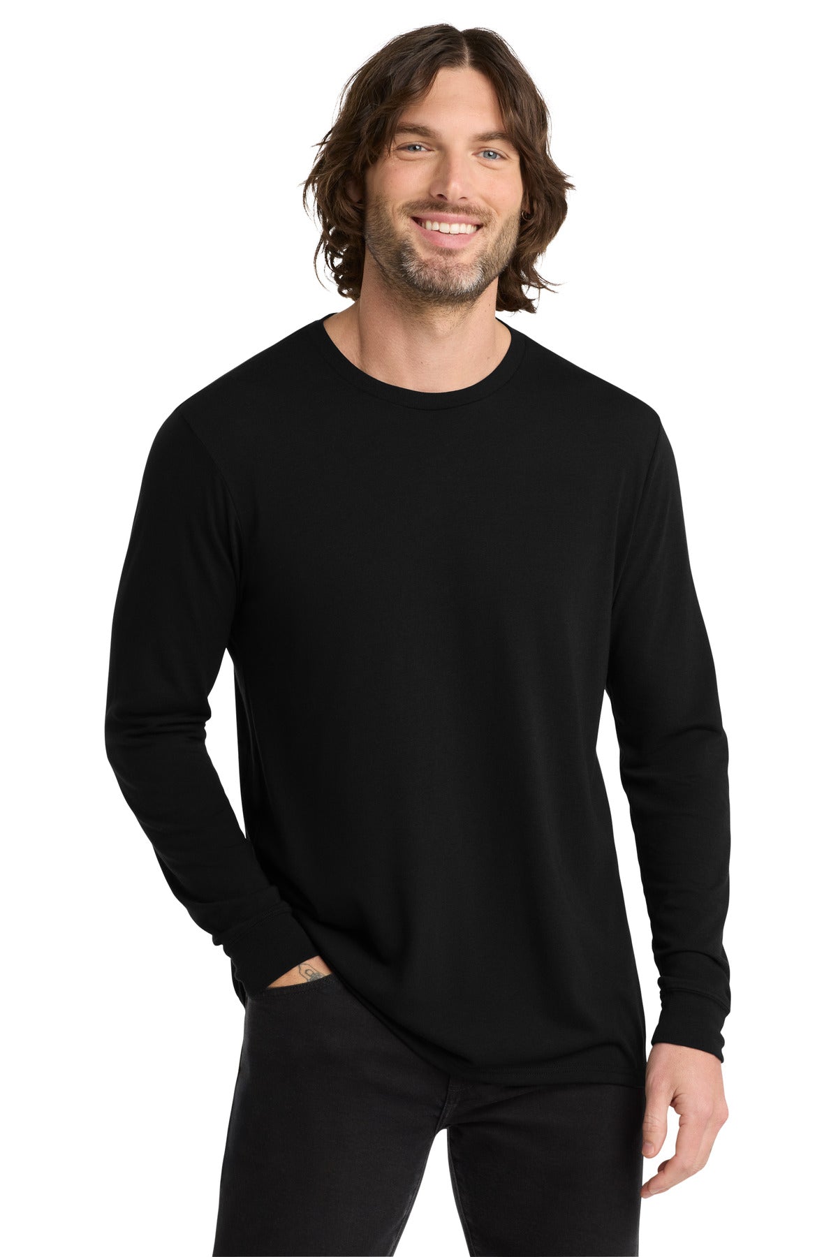Custom Embroidery or DTF Print - Allmade ® Unisex Tri-Blend Long Sleeve Tee AL6004