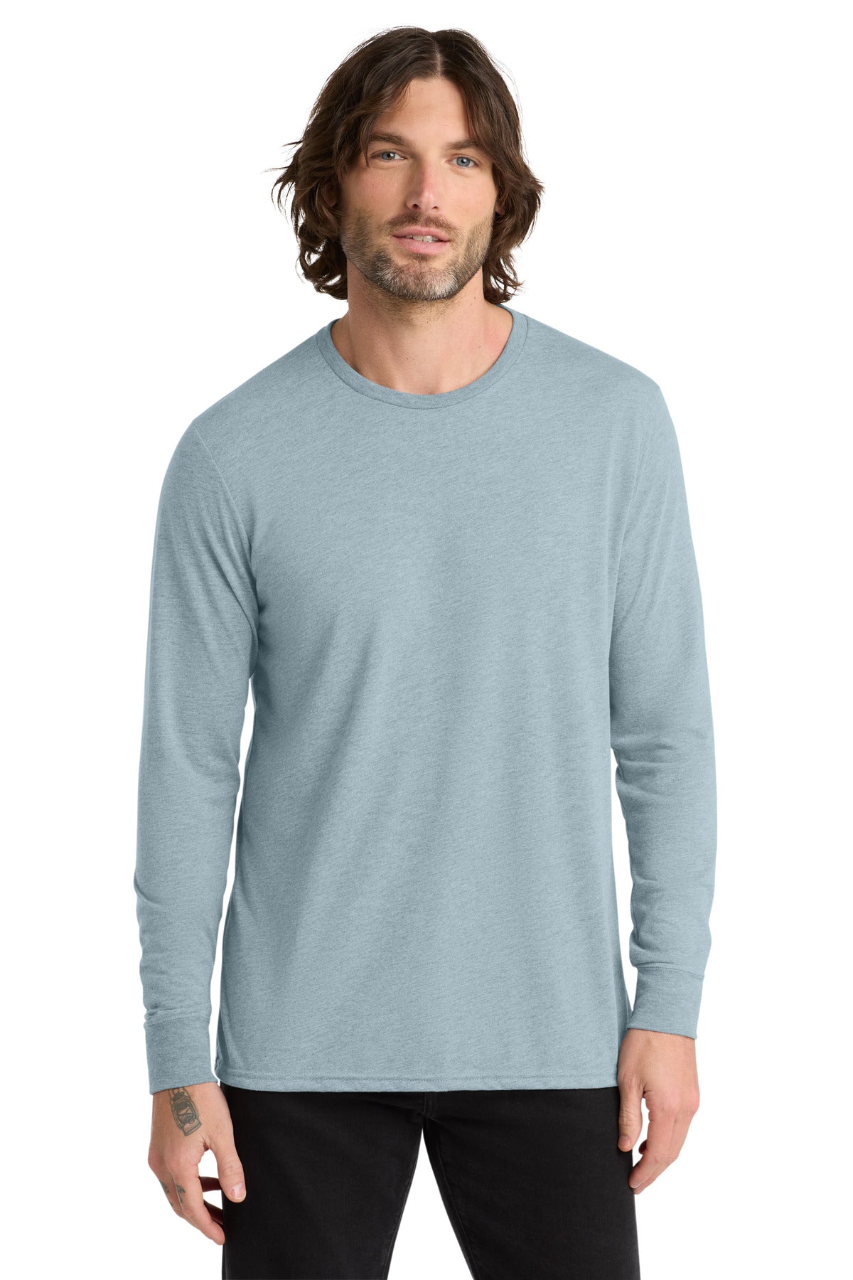 Custom Embroidery or DTF Print - Allmade ® Unisex Tri-Blend Long Sleeve Tee AL6004