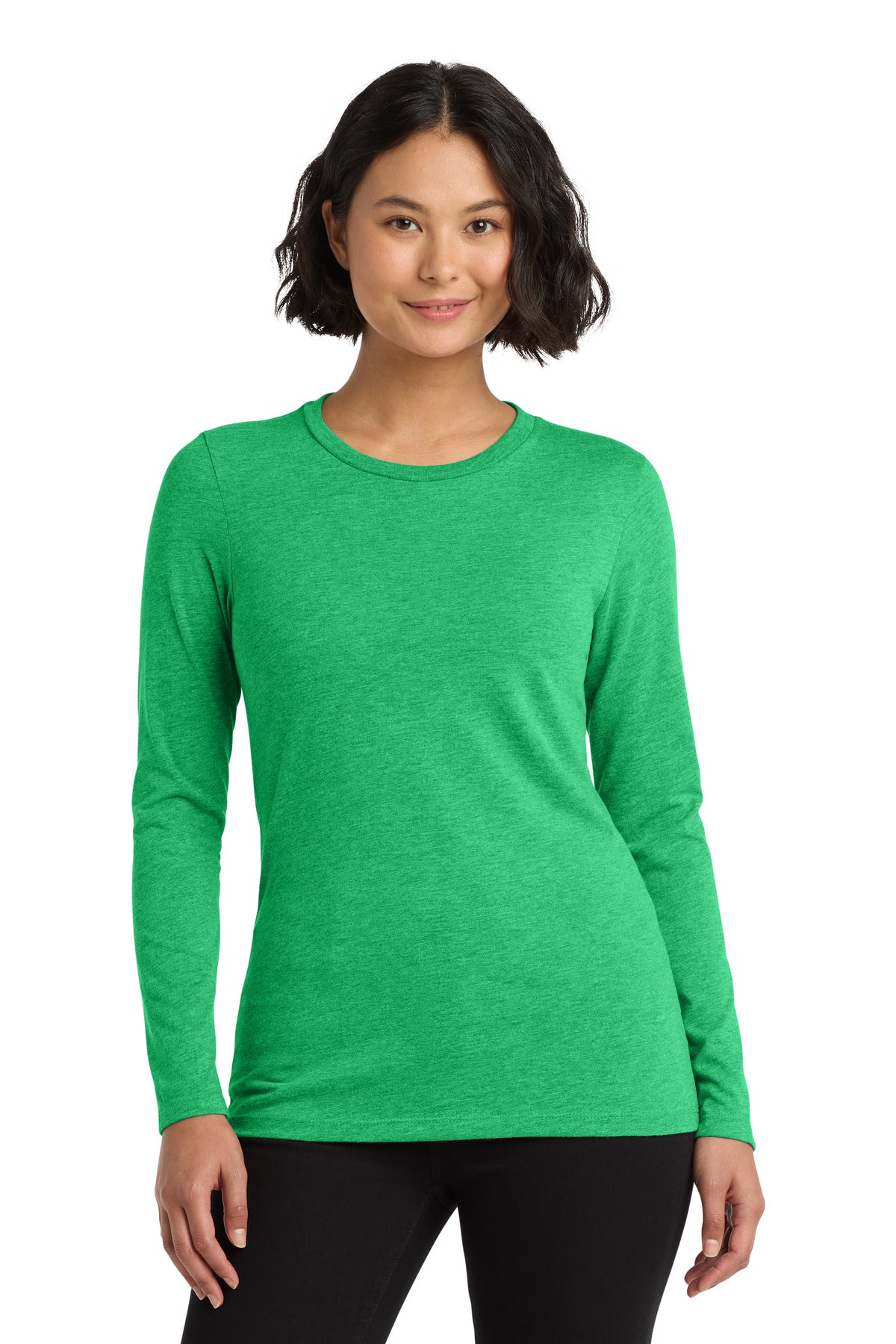 Custom Embroidery or DTF Print - Allmade ® Women's Tri-Blend Long Sleeve Tee AL6008