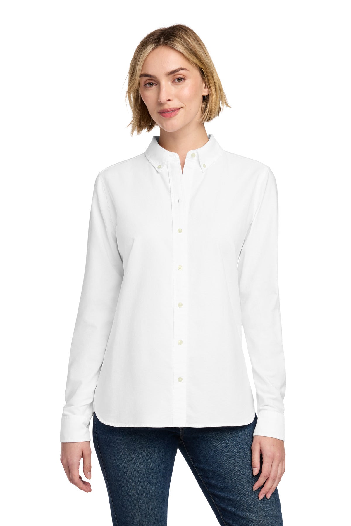Custom Embroidery or DTF Print - Brooks Brothers ® Women's Casual Oxford Cloth Shirt BB18005