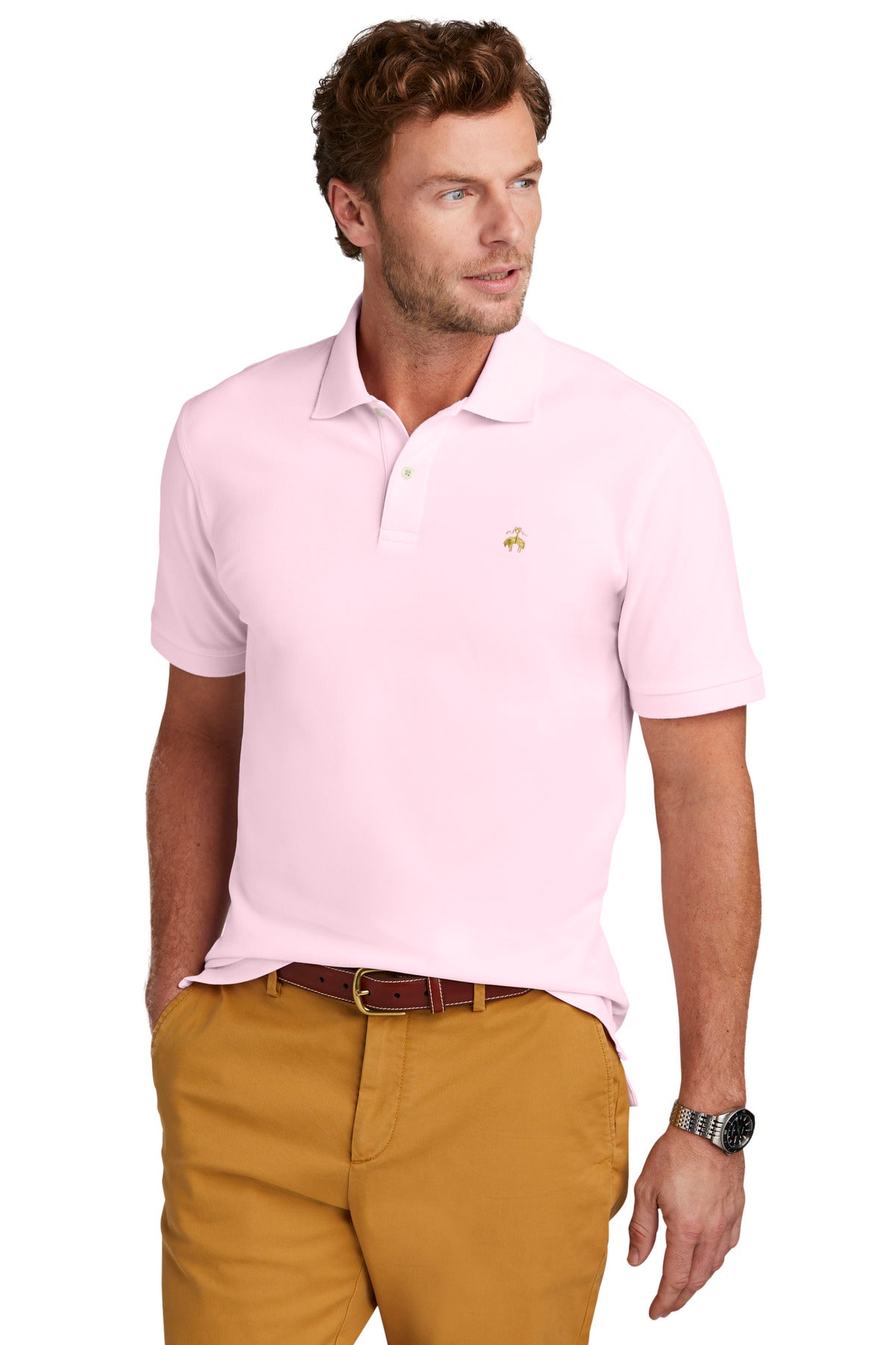Custom Embroidered - Brooks Brothers© Pima Cotton Pique Polo BB18200