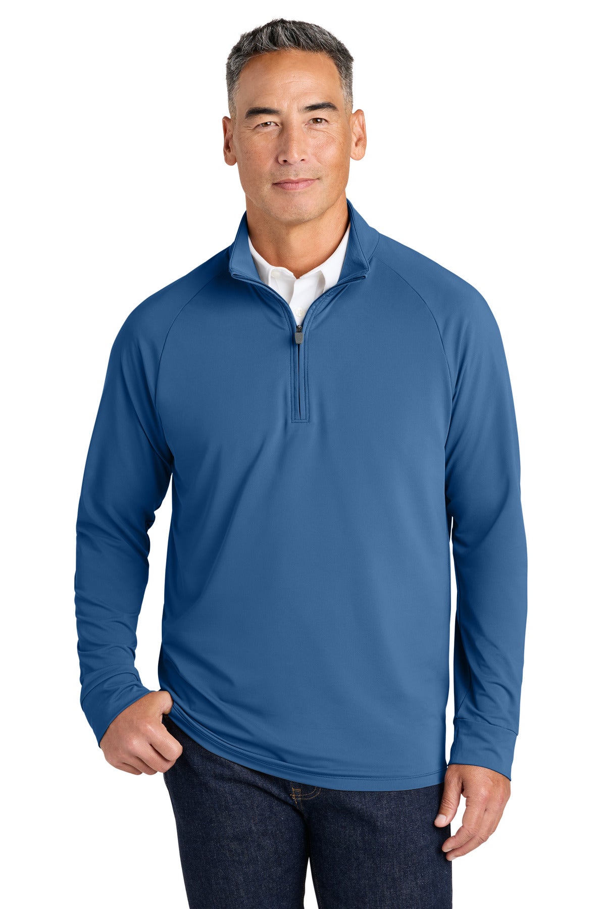 Custom Embroidery or DTF Print - Brooks Brothers ® Luxe Performance 1/4-Zip BB18214