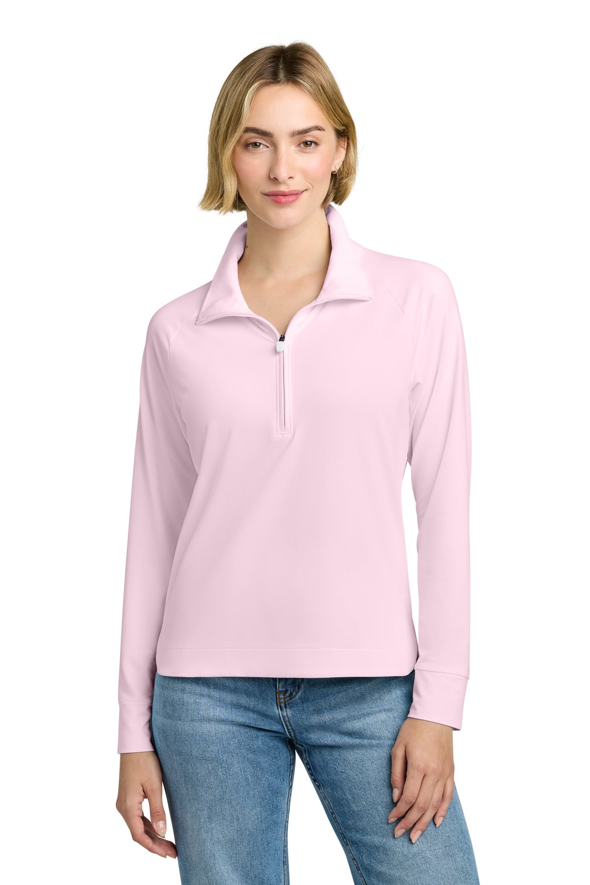Custom Embroidery or DTF Print - Brooks Brothers ® Women's Luxe Performance 1/4-Zip BB18215