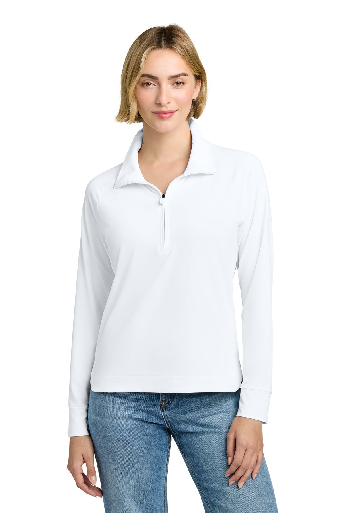 Custom Embroidery or DTF Print - Brooks Brothers ® Women's Luxe Performance 1/4-Zip BB18215
