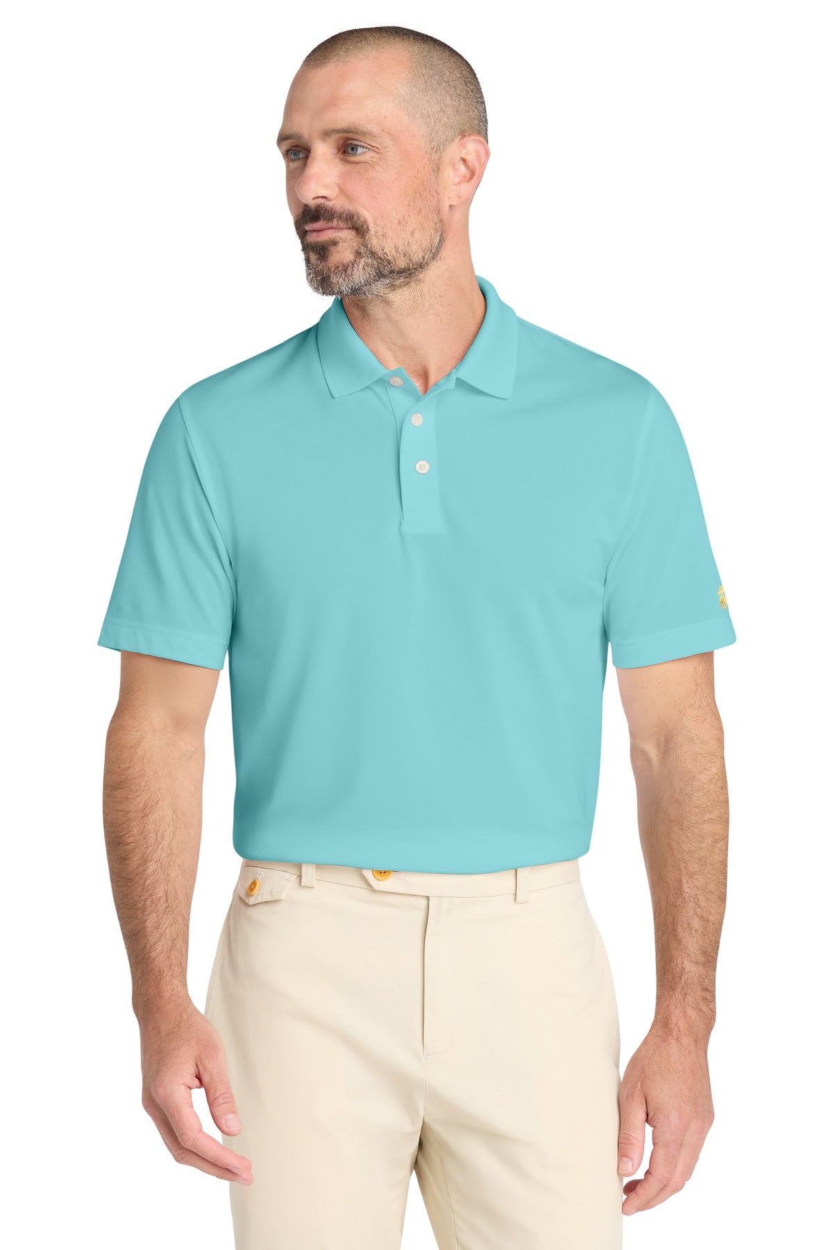 Custom Embroidery or DTF Print - Brooks Brothers ® Mesh Pique Performance Polo BB18220