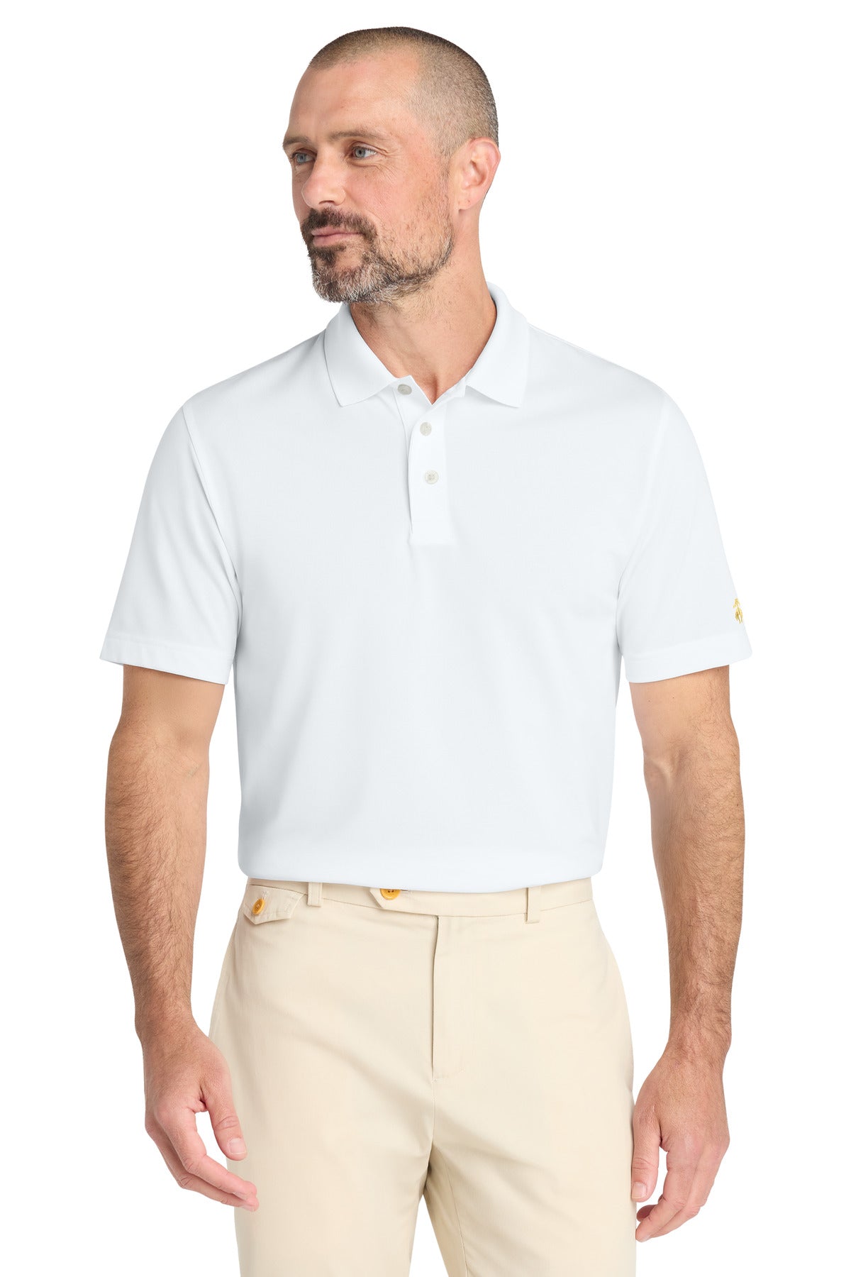 Custom Embroidery or DTF Print - Brooks Brothers ® Mesh Pique Performance Polo BB18220