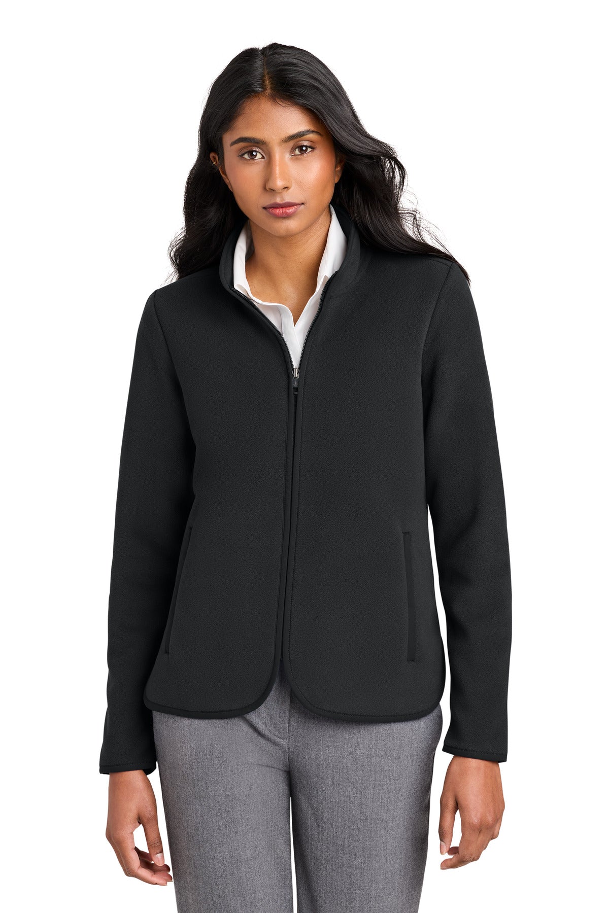 Custom Embroidery or DTF Print - Brooks Brothers ® Women's Fleece Jacket BB18611