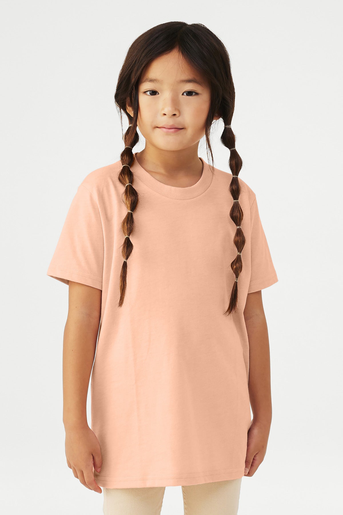 Custom Embroidery or DTF Print - BELLA+CANVAS ® Youth Heather CVC Tee BC3001YCVC