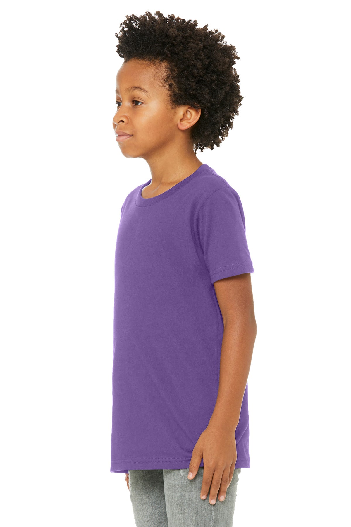 Custom Embroidery or DTF Print - BELLA+CANVAS ® Youth Jersey Short Sleeve Tee. BC3001Y