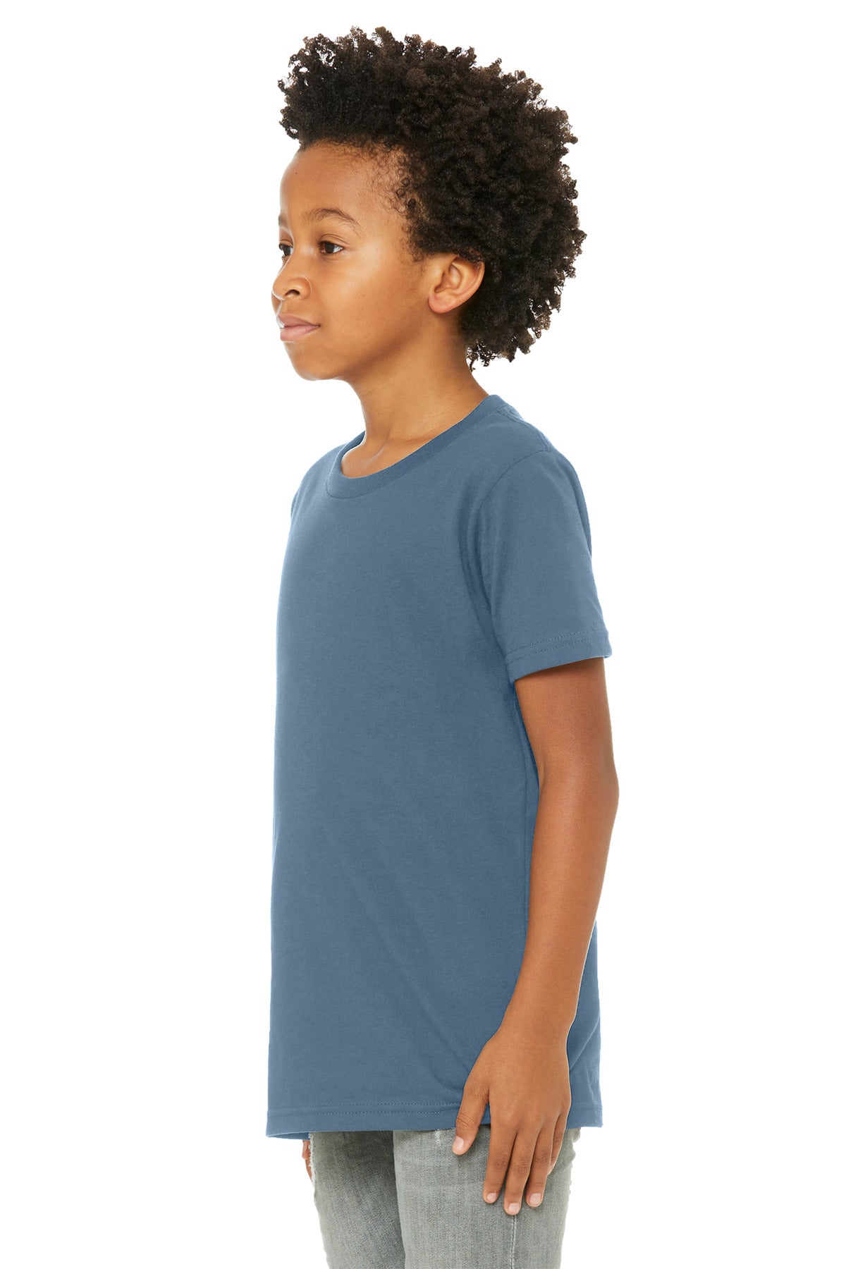 Custom Embroidery or DTF Print - BELLA+CANVAS ® Youth Jersey Short Sleeve Tee. BC3001Y