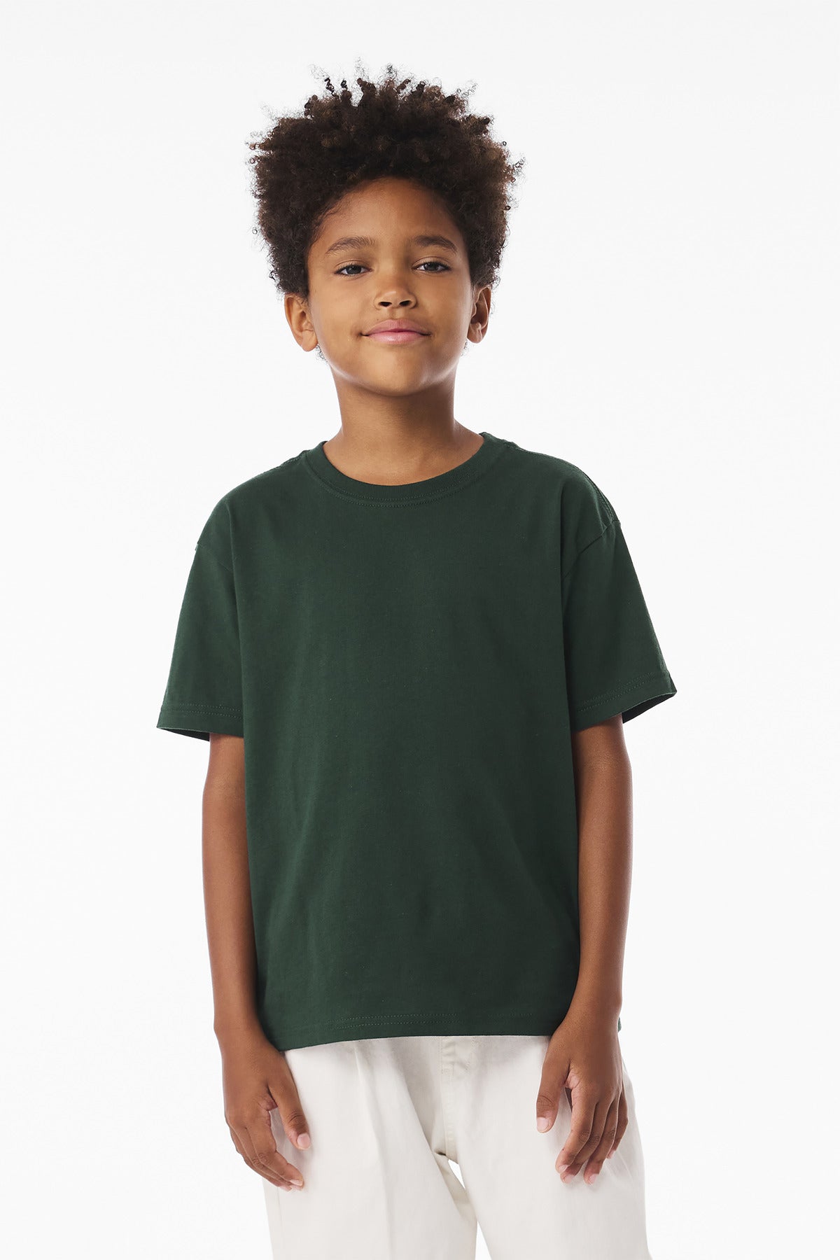 Custom Embroidery or DTF Print - BELLA+CANVAS ® Youth 6-Ounce Heavyweight Tee BC3010Y