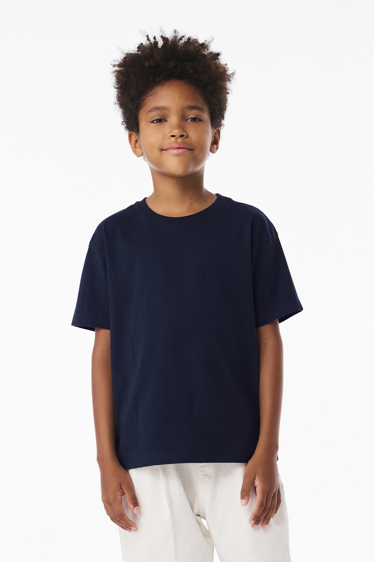 Custom Embroidery or DTF Print - BELLA+CANVAS ® Youth 6-Ounce Heavyweight Tee BC3010Y