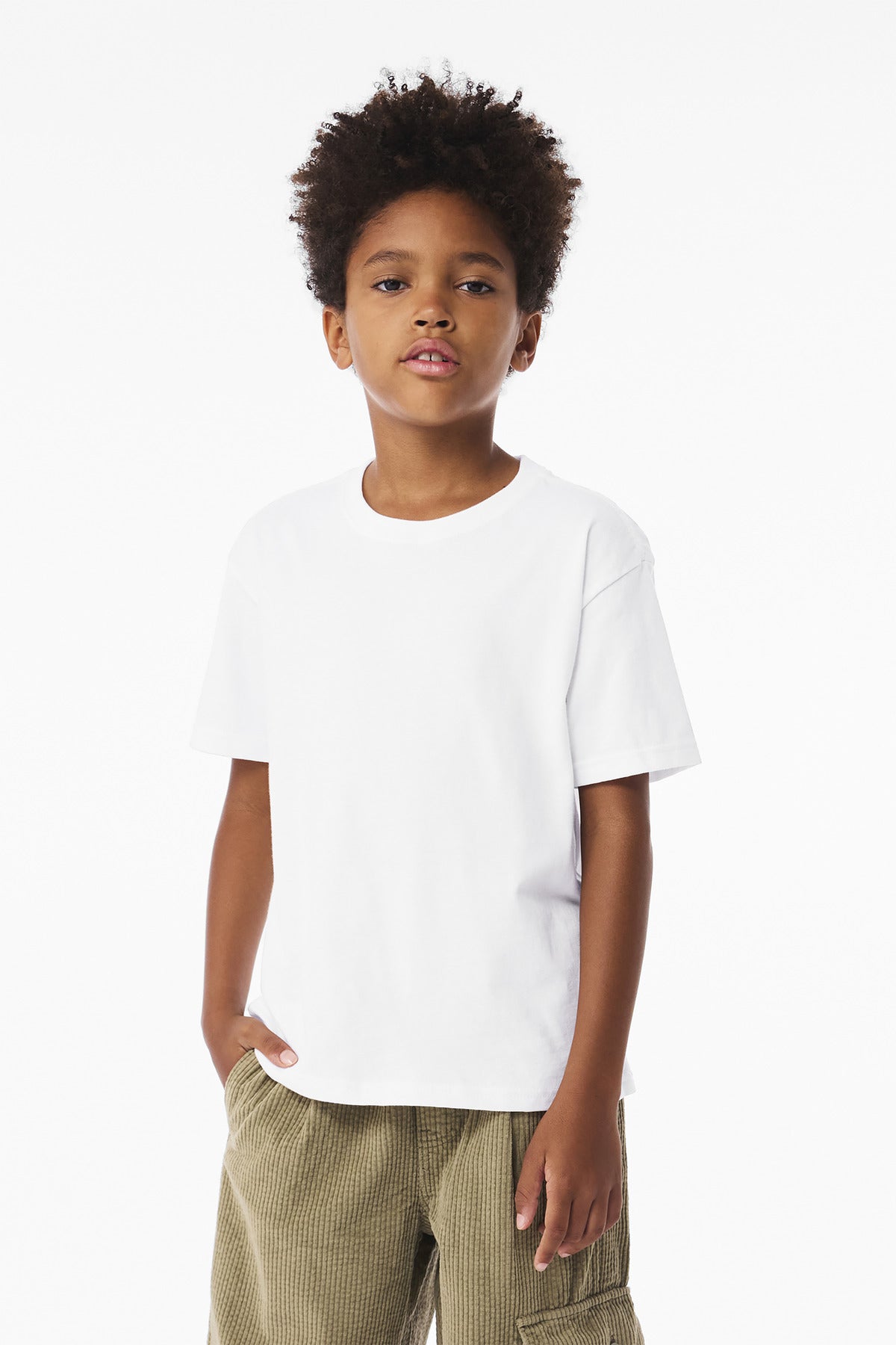 Custom Embroidery or DTF Print - BELLA+CANVAS ® Youth 6-Ounce Heavyweight Tee BC3010Y