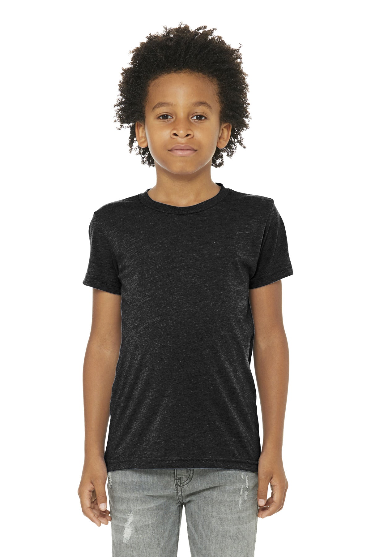 Custom Embroidery or DTF Print - BELLA+CANVAS ® Youth Triblend Short Sleeve Tee. BC3413Y