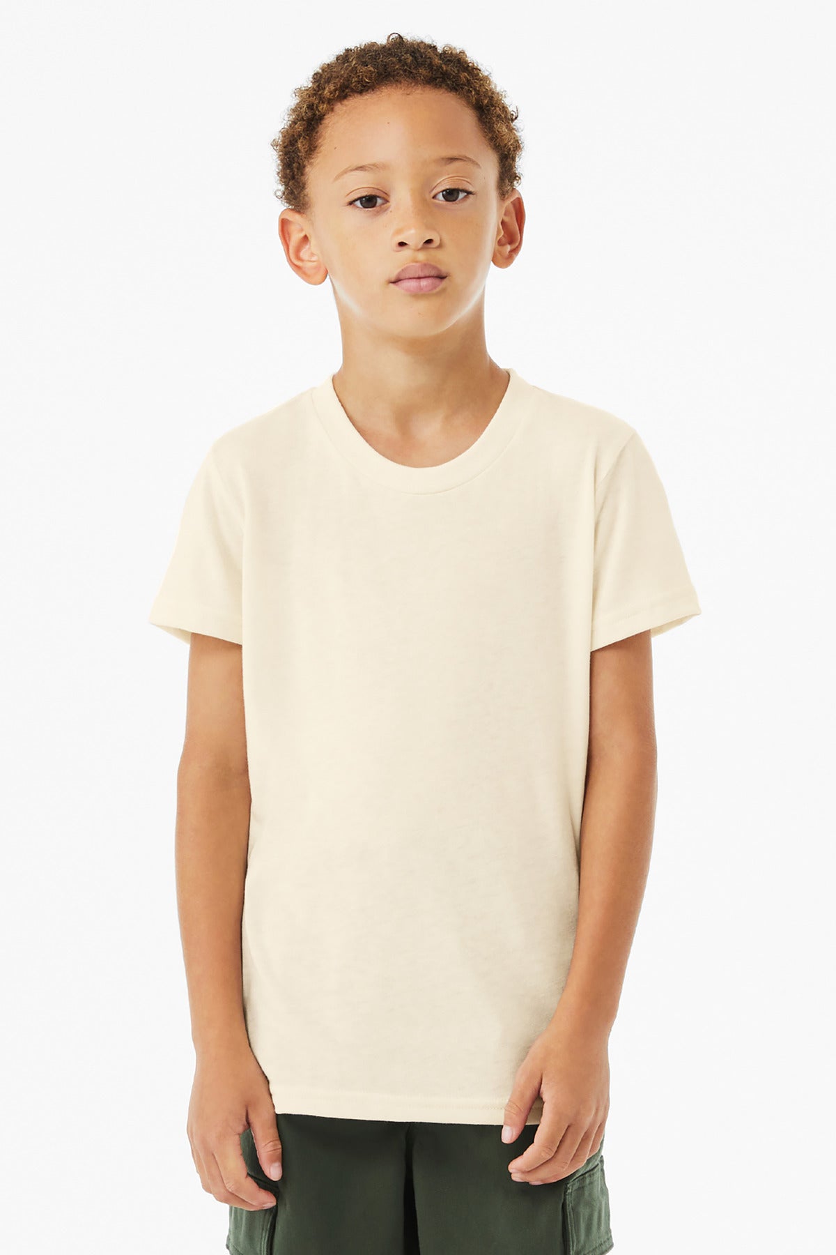 Custom Embroidery or DTF Print - BELLA+CANVAS ® Youth Triblend Short Sleeve Tee. BC3413Y