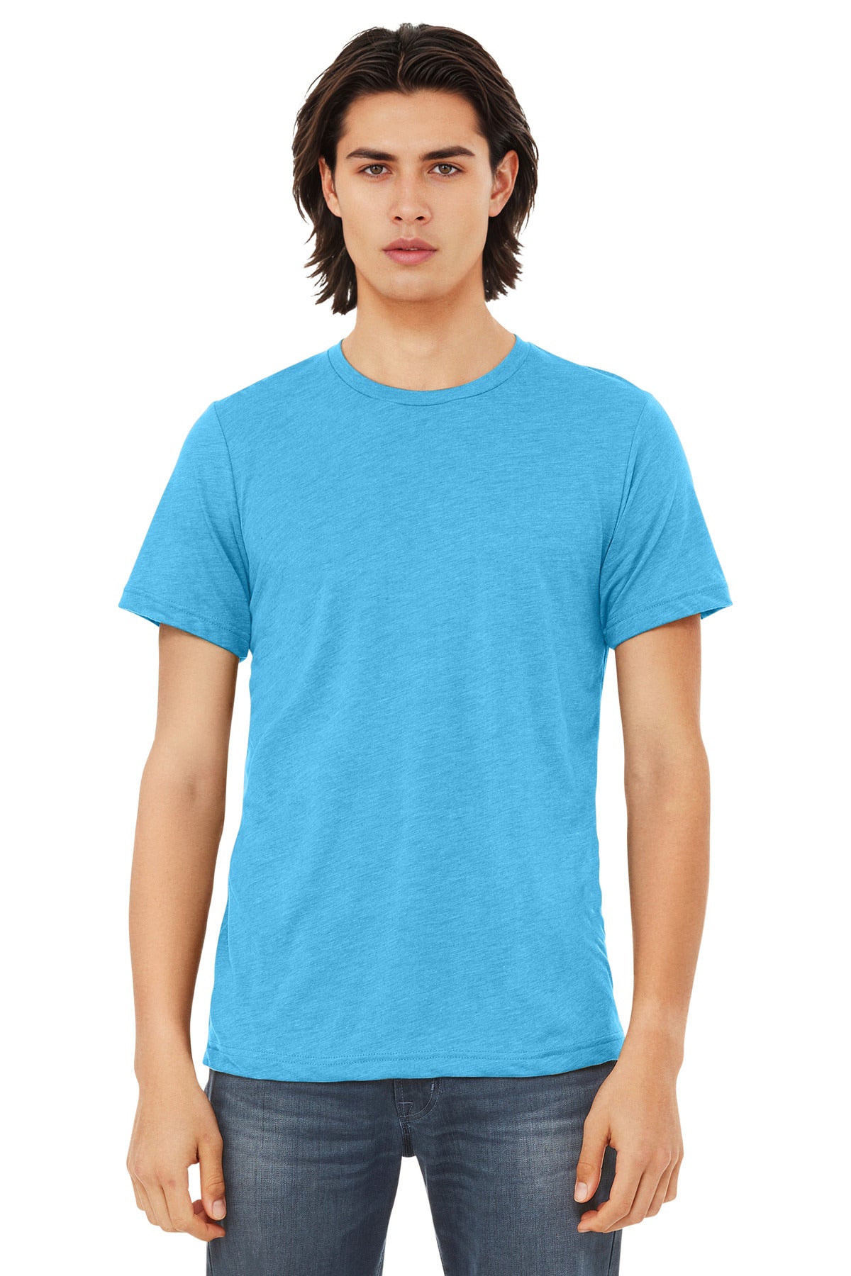 Custom Embroidery or DTF Print - BELLA+CANVAS ® Unisex Triblend Short Sleeve Tee. BC3413