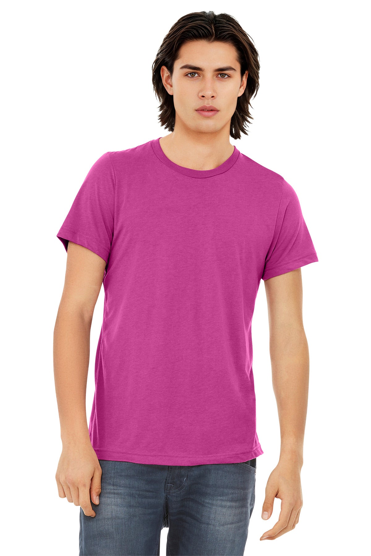 Custom Embroidery or DTF Print - BELLA+CANVAS ® Unisex Triblend Short Sleeve Tee. BC3413
