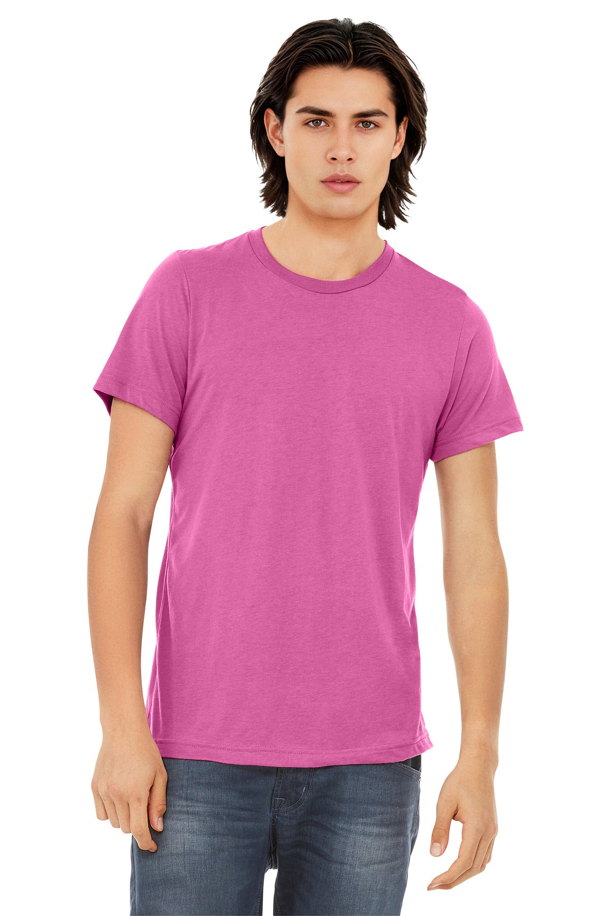 Custom Embroidery or DTF Print - BELLA+CANVAS ® Unisex Triblend Short Sleeve Tee. BC3413