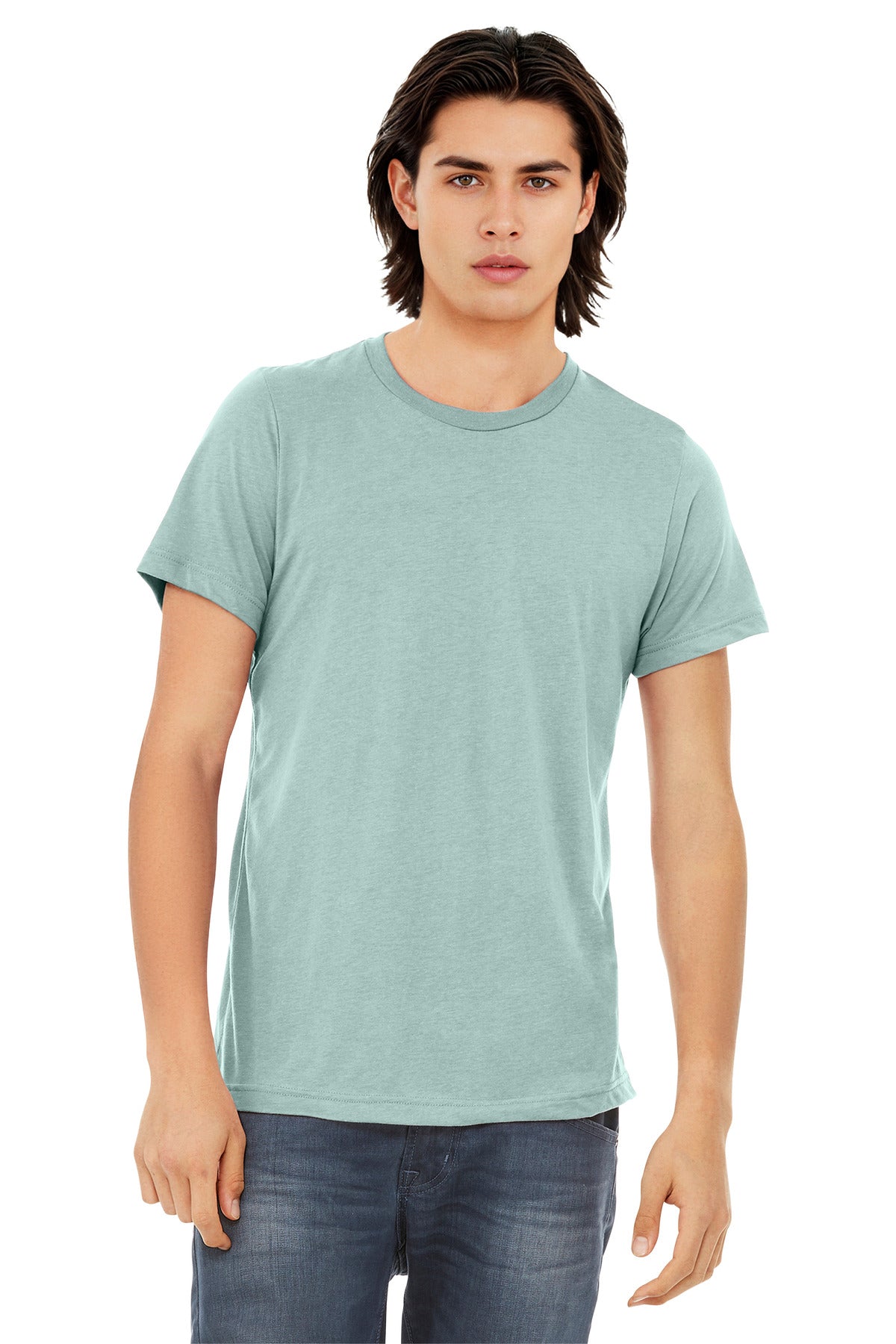 Custom Embroidery or DTF Print - BELLA+CANVAS ® Unisex Triblend Short Sleeve Tee. BC3413