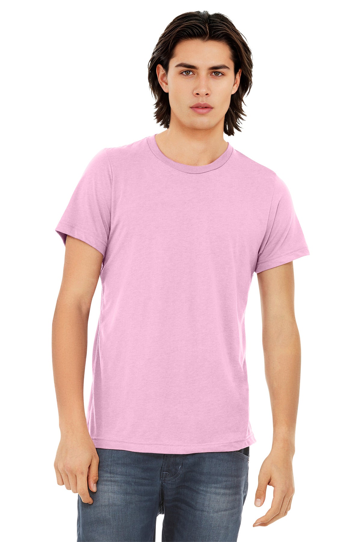 Custom Embroidery or DTF Print - BELLA+CANVAS ® Unisex Triblend Short Sleeve Tee. BC3413