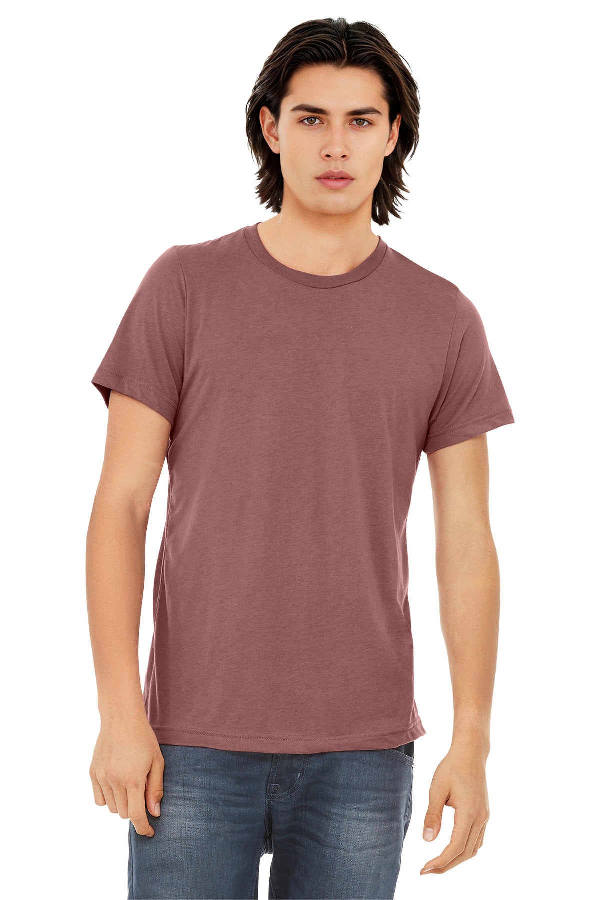 Custom Embroidery or DTF Print - BELLA+CANVAS ® Unisex Triblend Short Sleeve Tee. BC3413
