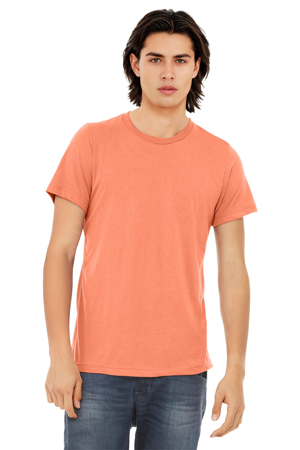 Custom Embroidery or DTF Print - BELLA+CANVAS ® Unisex Triblend Short Sleeve Tee. BC3413