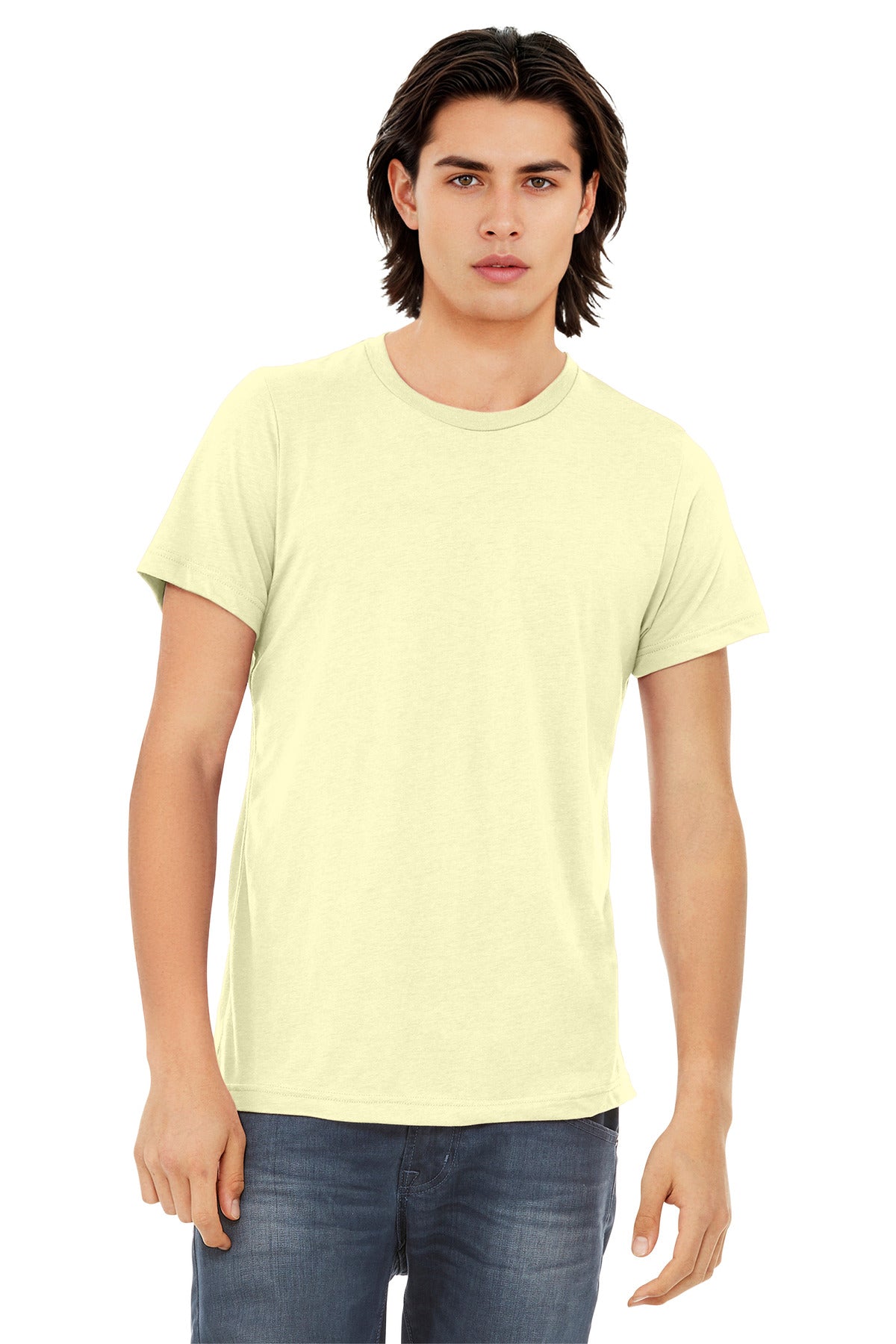 Custom Embroidery or DTF Print - BELLA+CANVAS ® Unisex Triblend Short Sleeve Tee. BC3413
